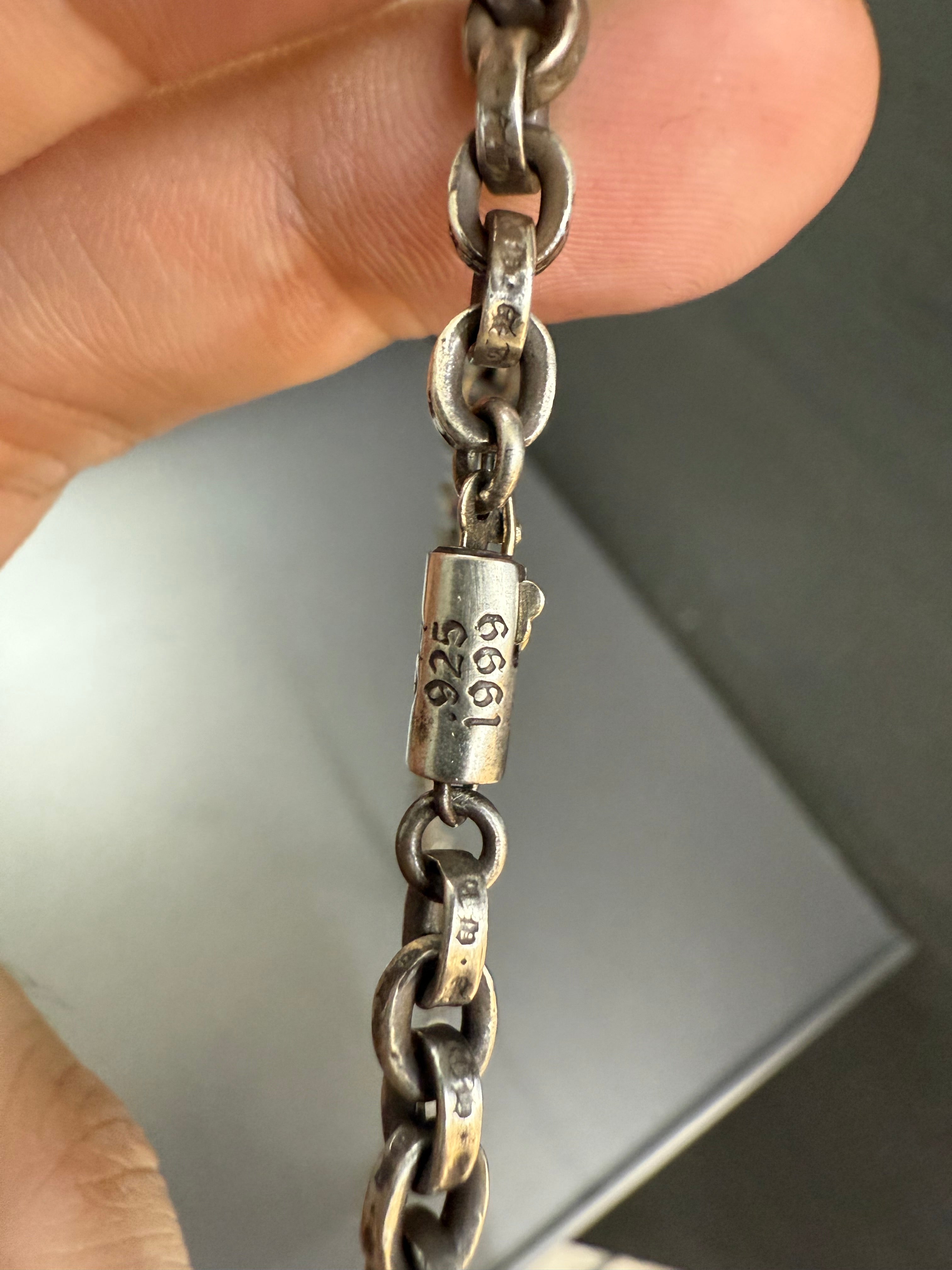 ペーパーチェーン　ネックレス 50cm クロムハーツペーパーチェーンネックレス20インチ（約50cm）|クロム