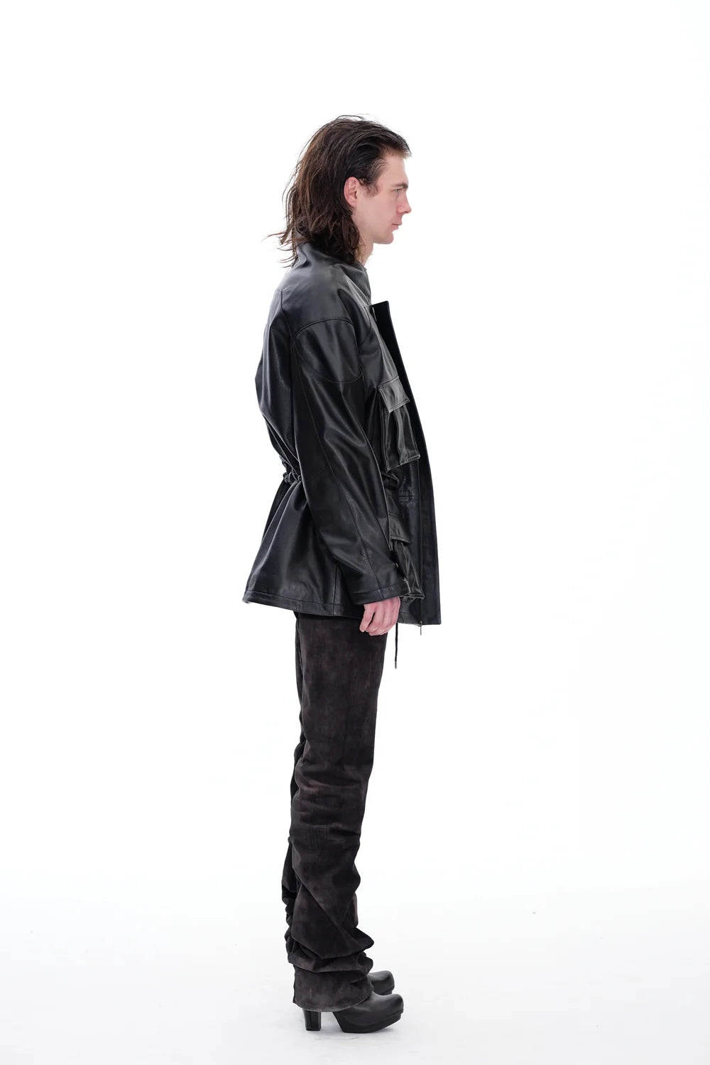 P.L.N Cow Skin Parka leather jacket