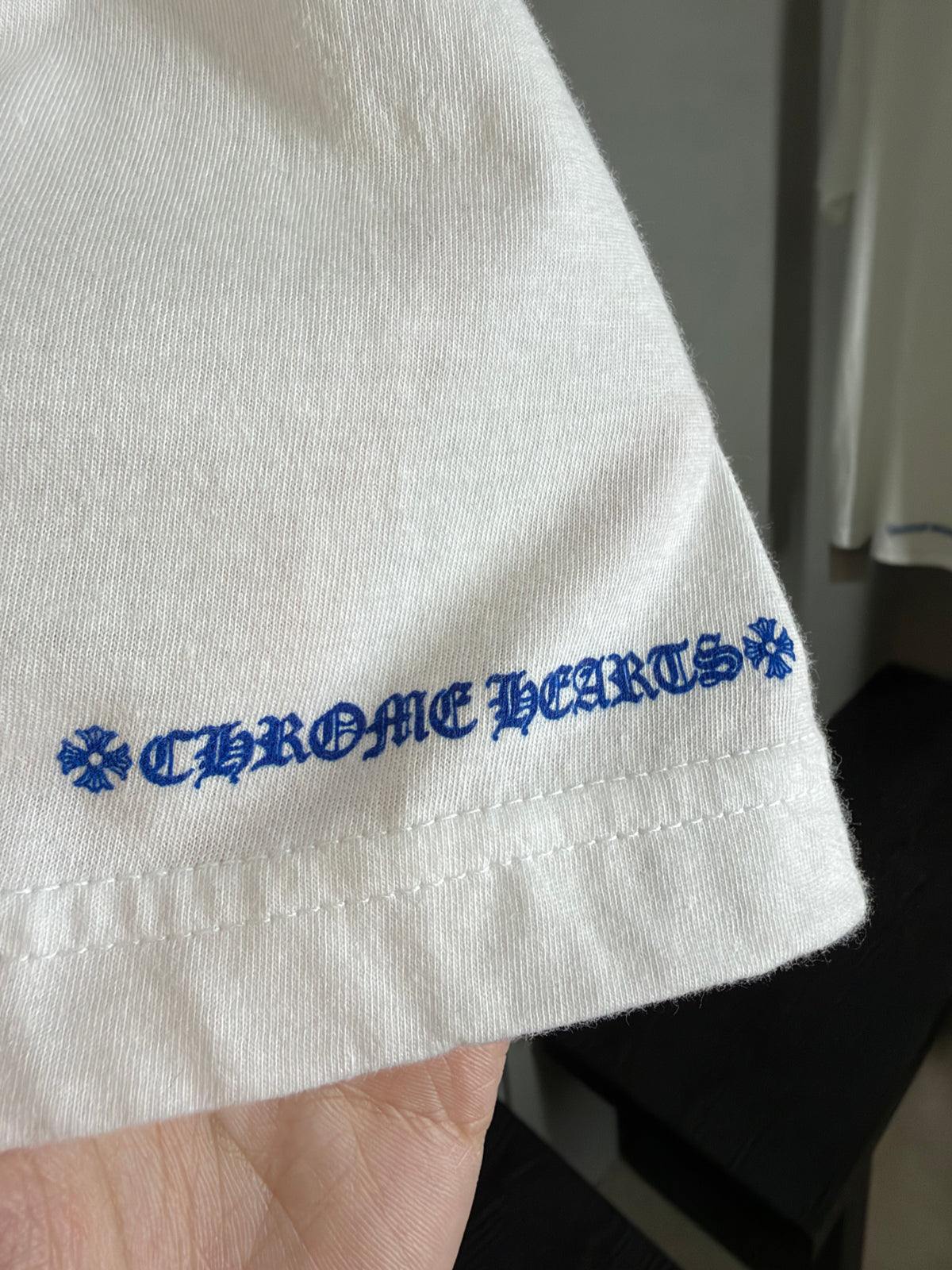 Chrome Hearts neck logo T-shirt