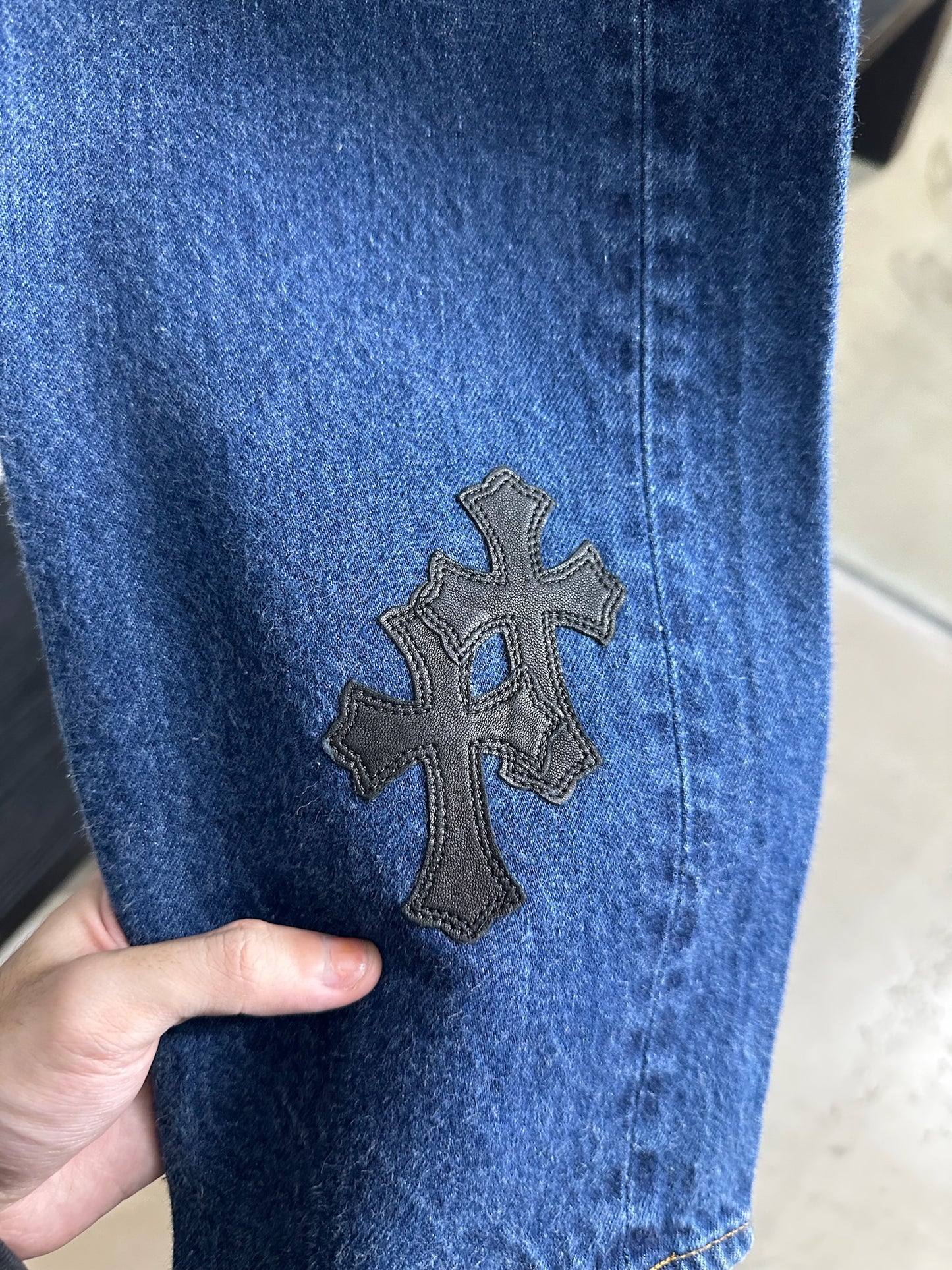 Chrome Hearts x Levi’s Cross Patch Jeans