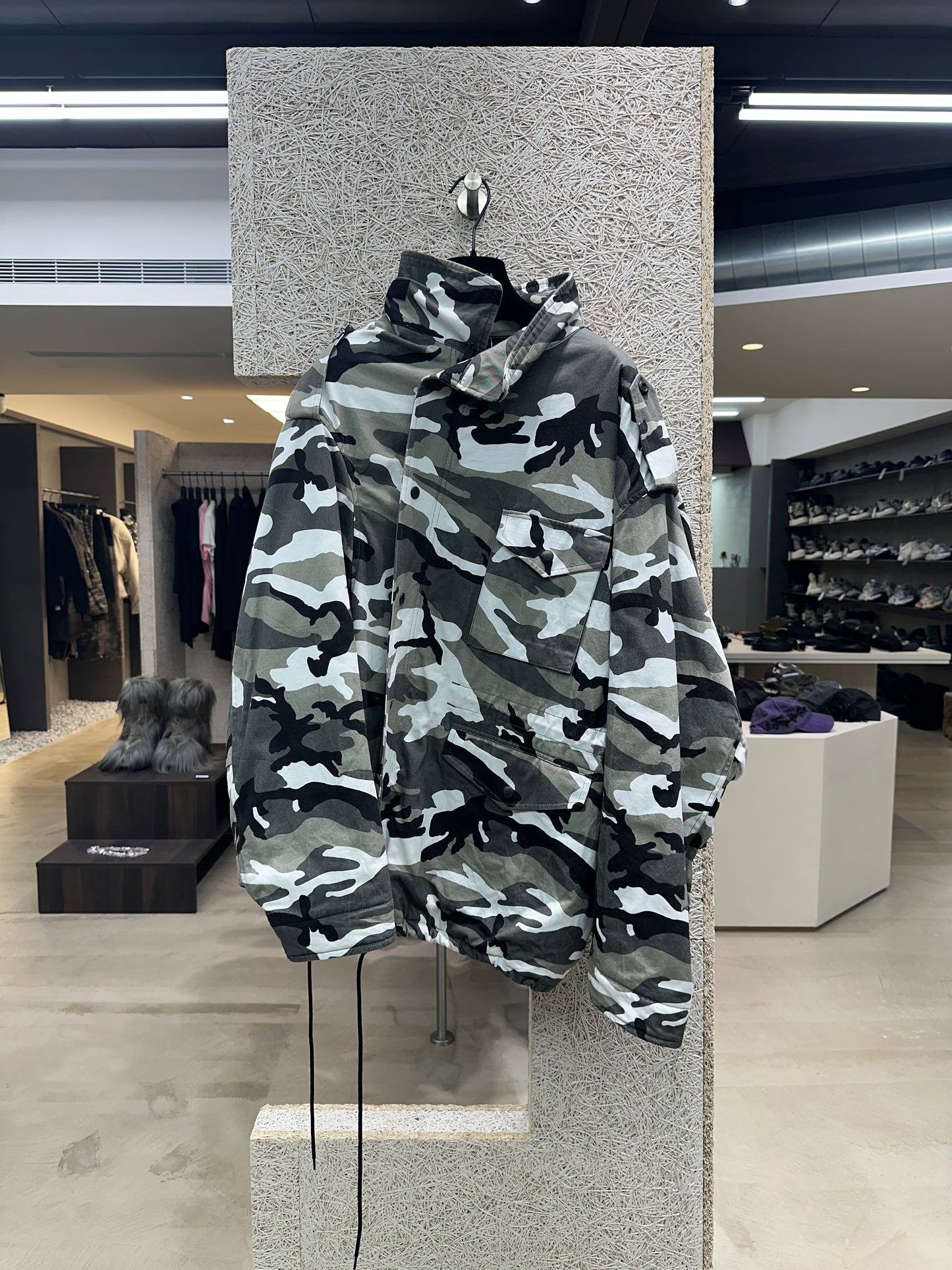 Balenciaga Snow Camo