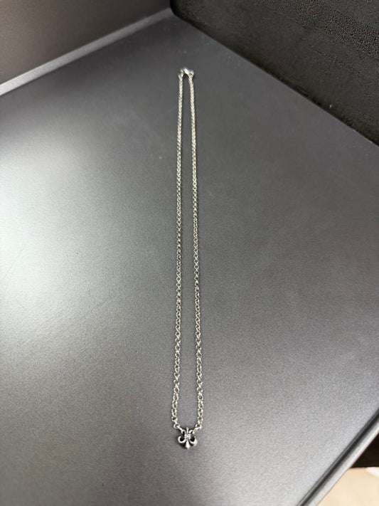 Chrome Hearts BS Fleur Pendant Necklace 45cm