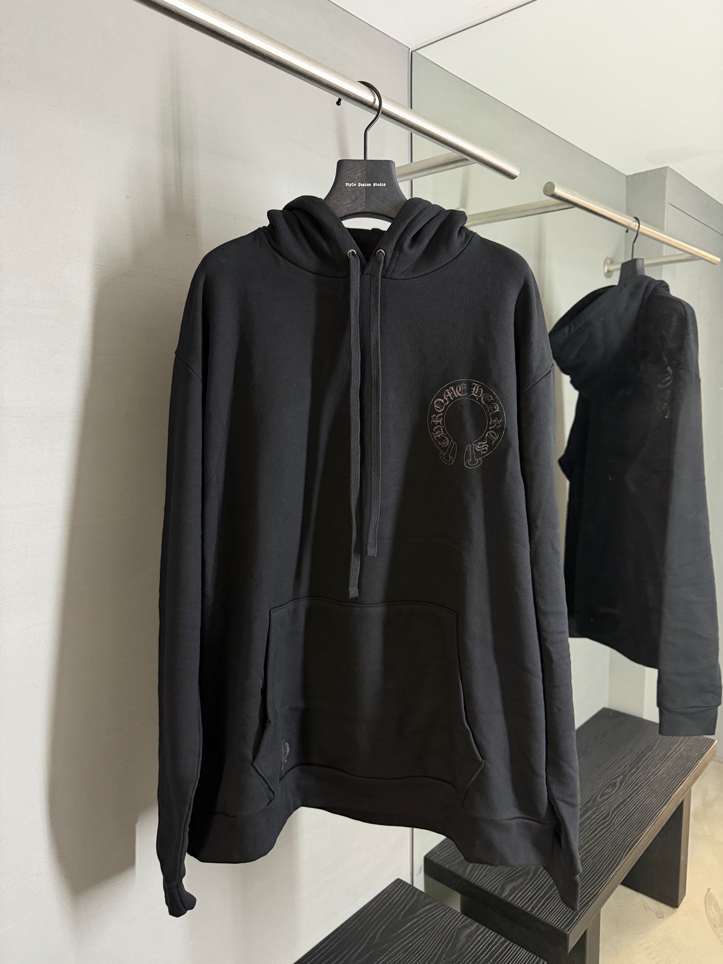 Chrome Hearts Horseshoe Floral Hoodie