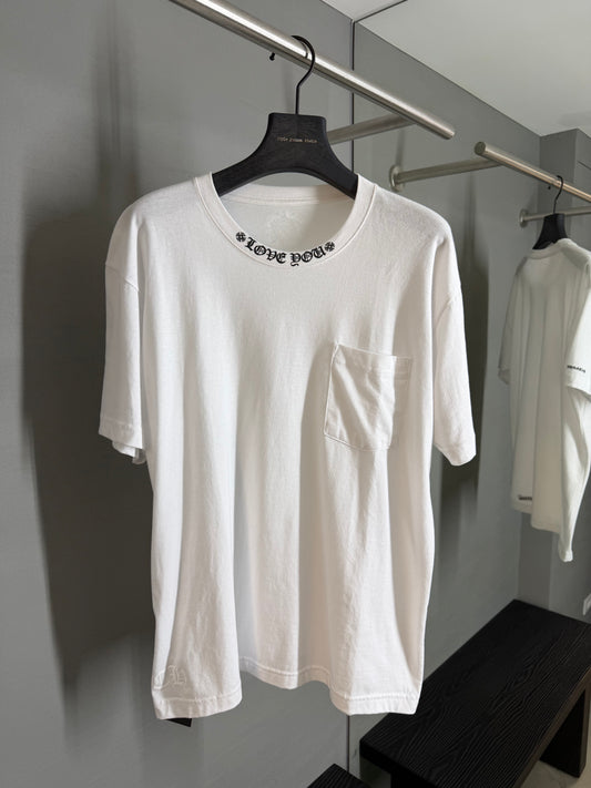 Chrome Hearts ‘Love You’ Neck Logo T-Shirt