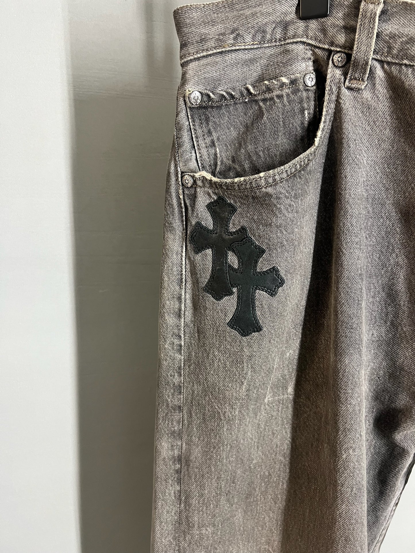 Chrome Hearts Levi’s 501 Cross Patch Jeans