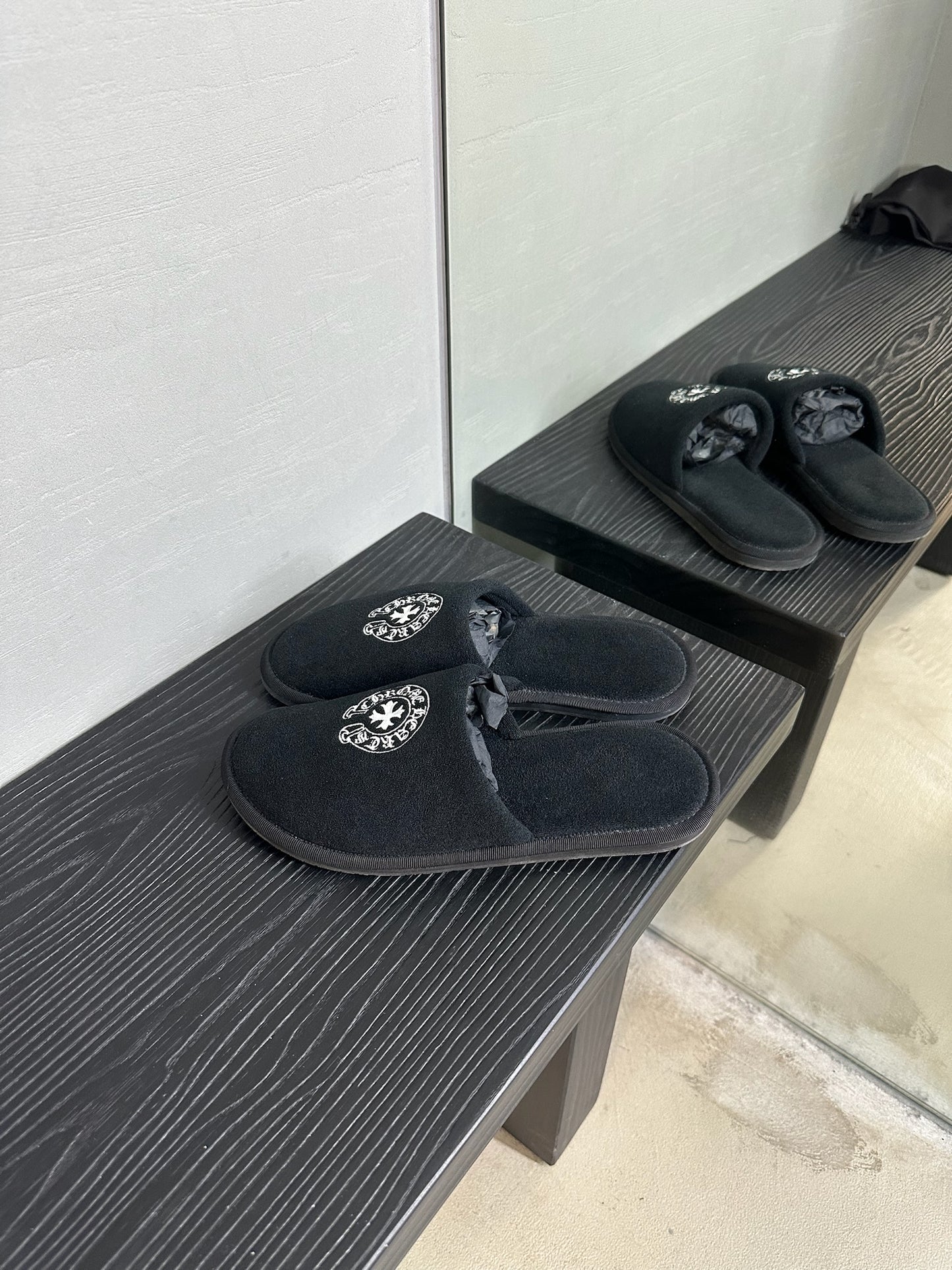 Chrome Hearts Hotel Slippers