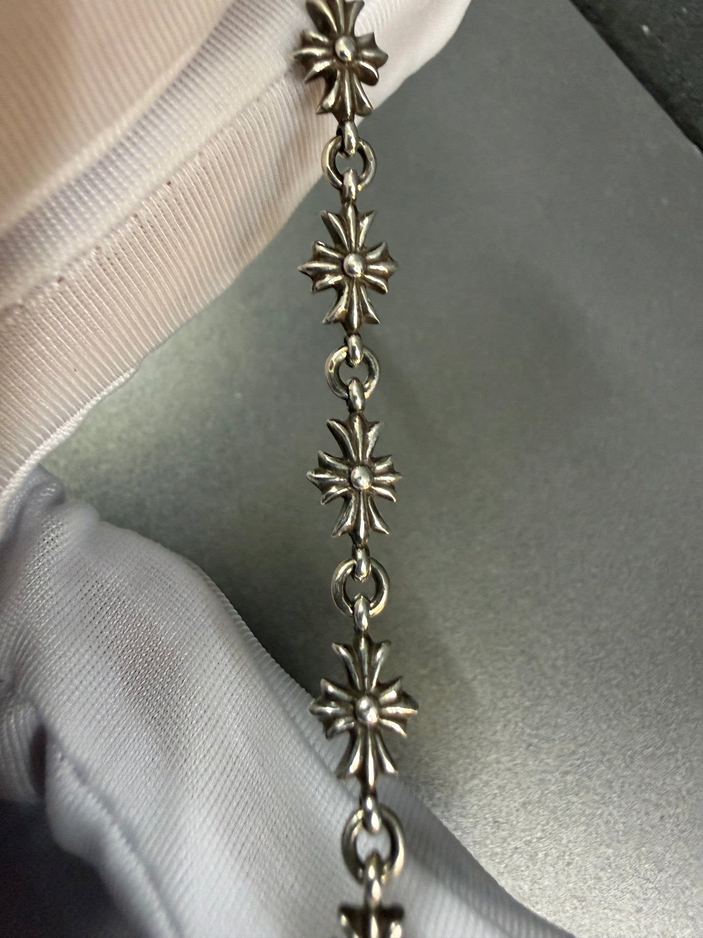 Chrome Hearts Tiny E bracelet 12links