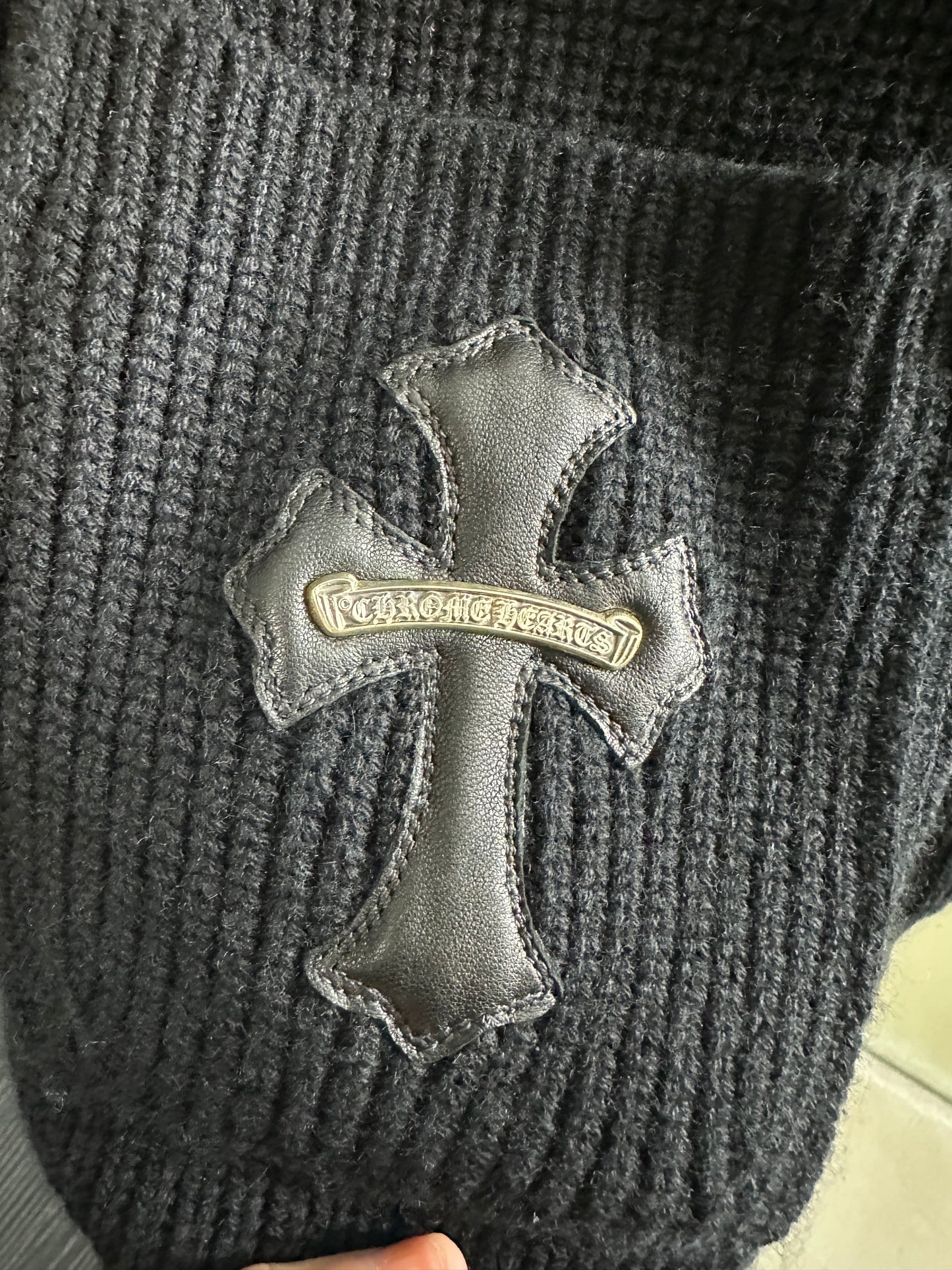 Chrome Hearts Cashmere Triple Cross Cardigan