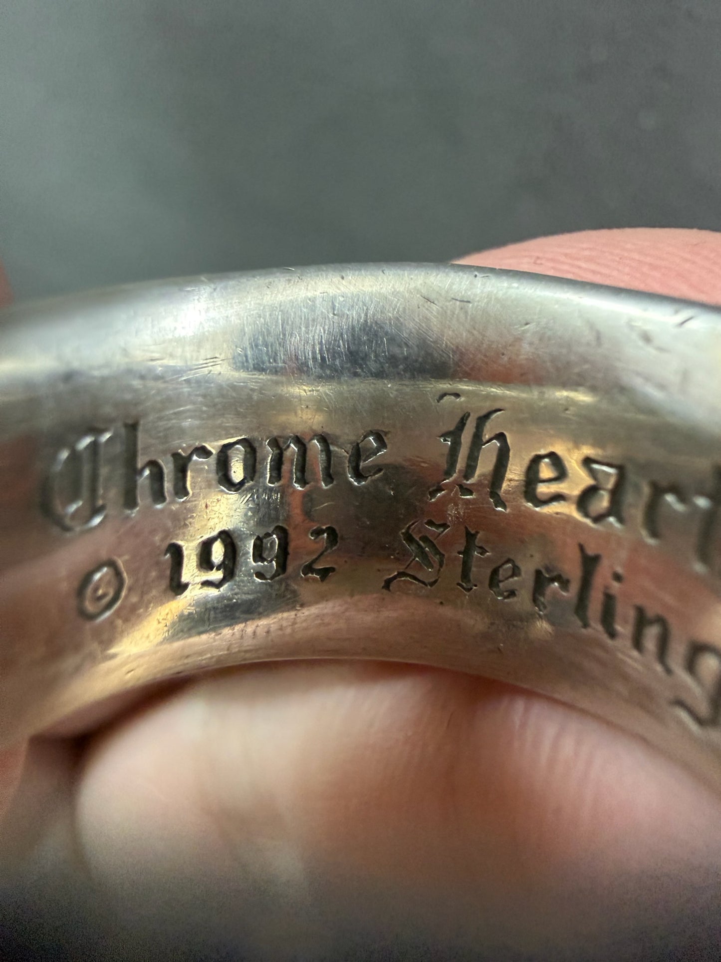 Chrome Hearts Floral Cross Ring