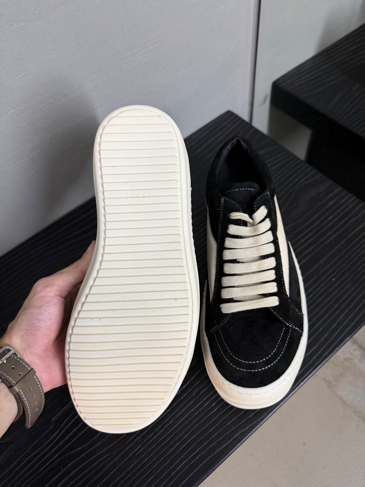 Rick Owens Suede Vintage Sneaks