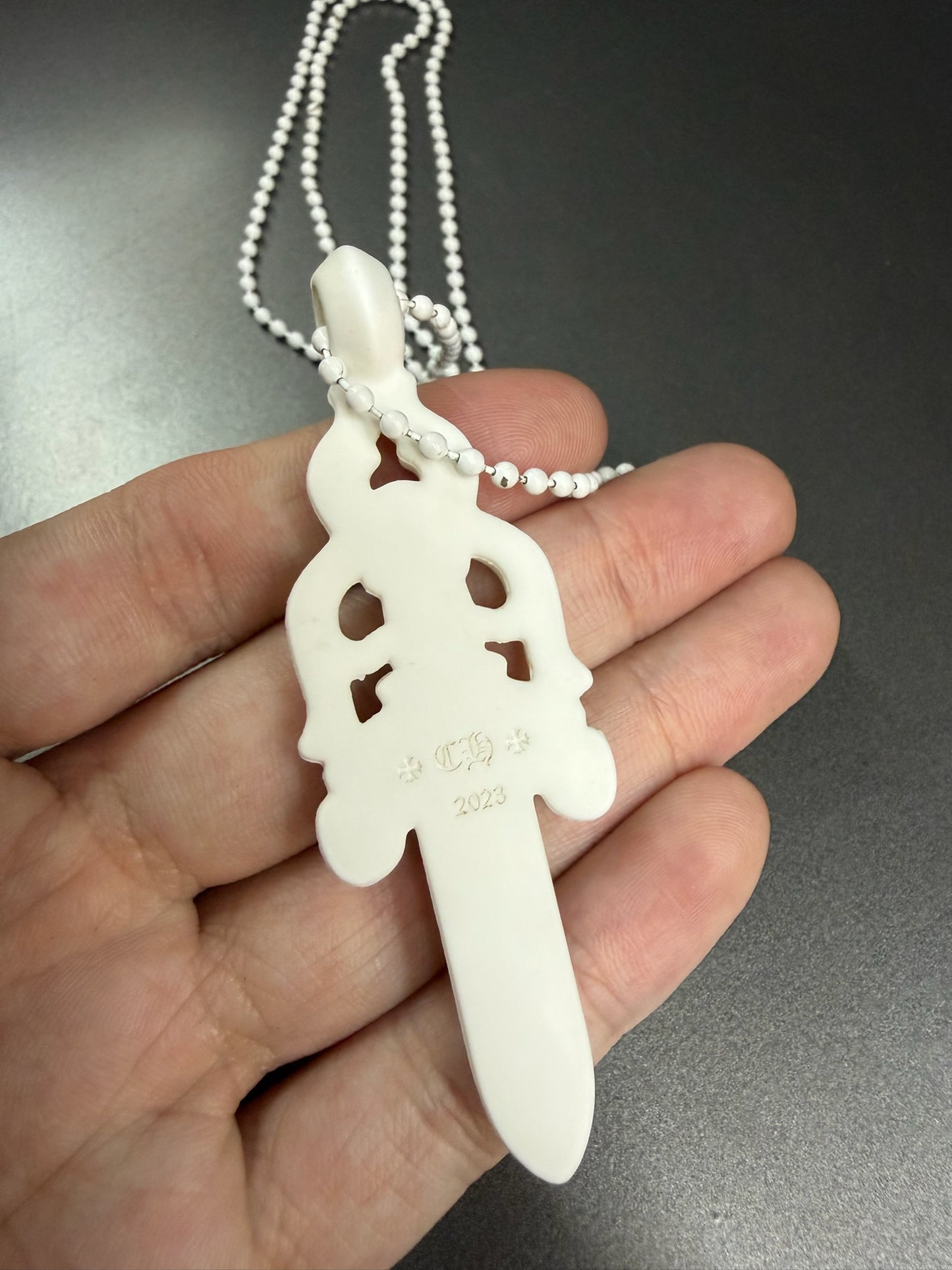 Chrome Hearts Dagger Silicon Necklace