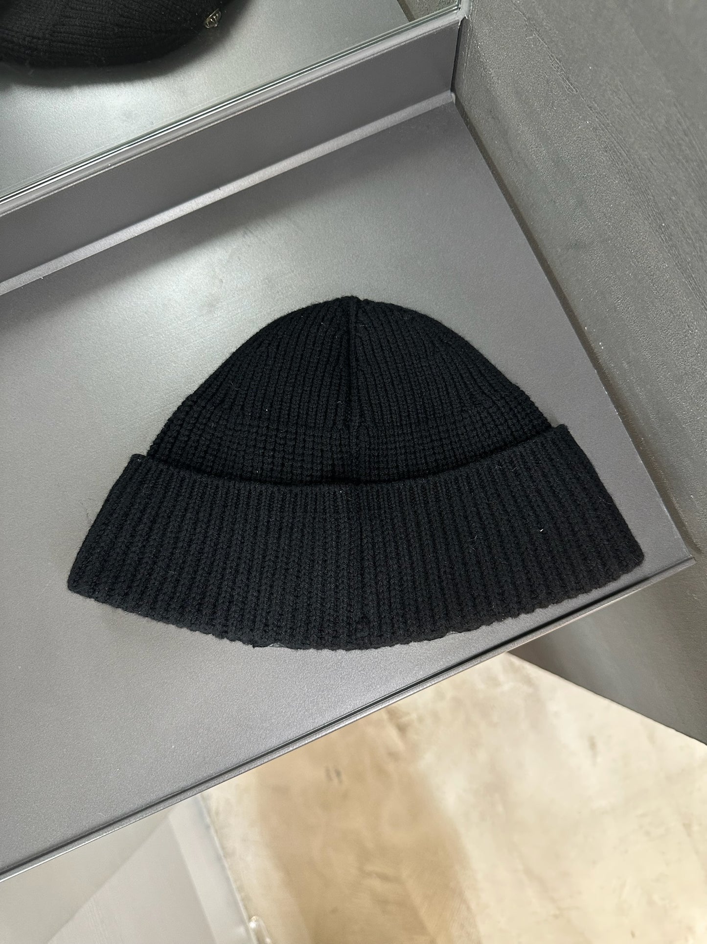 Chrome Hearts Triple Leather Cross Patch Pendant Beanie