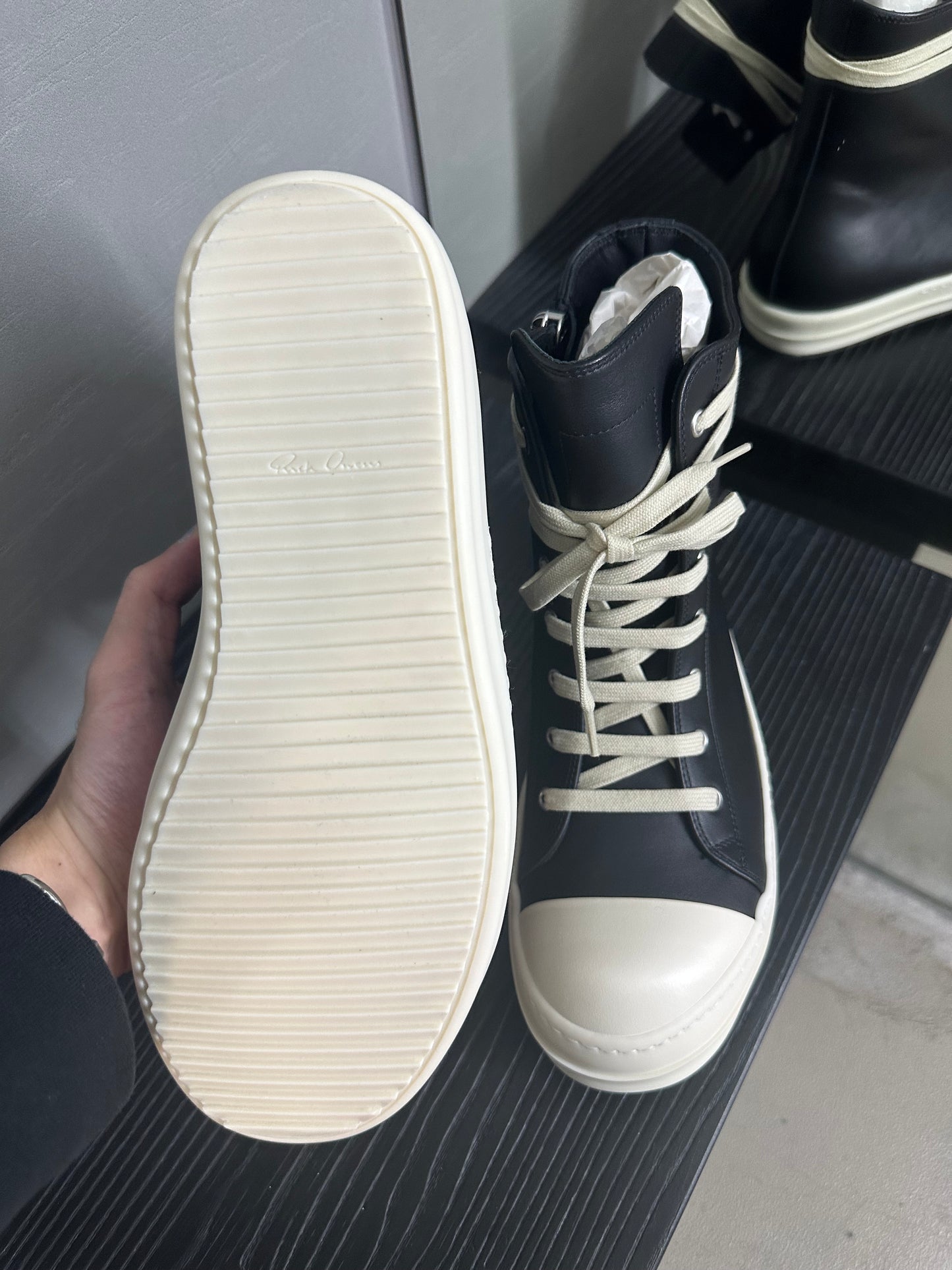 Rick Owens Ramones High-top Sneakers