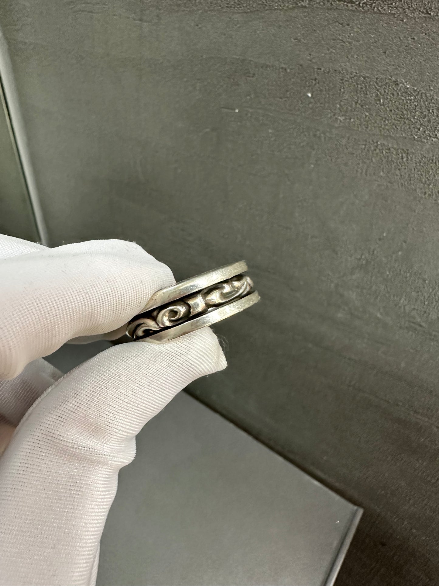 Chrome Hearts Spinner Scroll Ring
