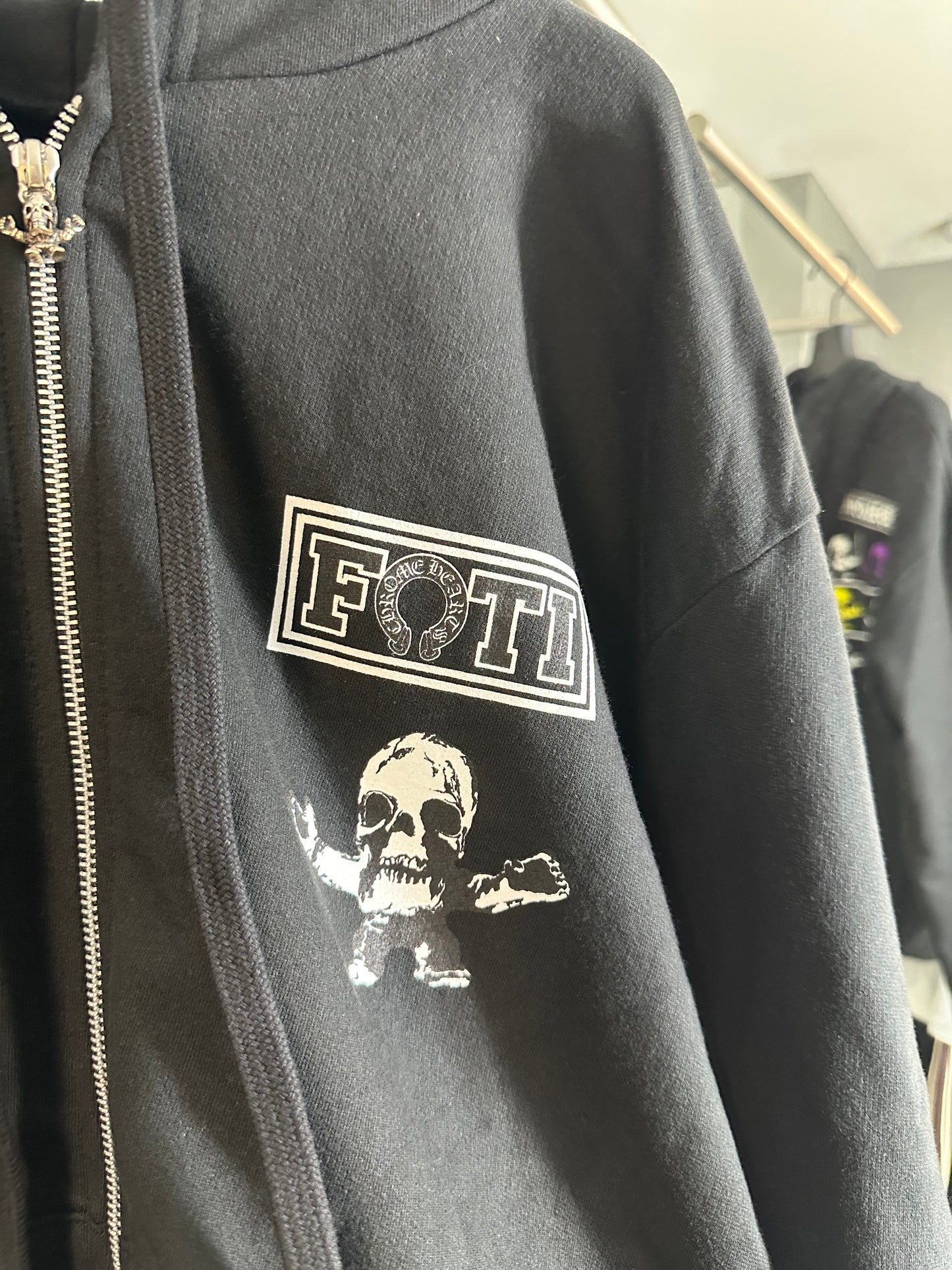 Chrome Hearts Foti Zip Up Hoodie