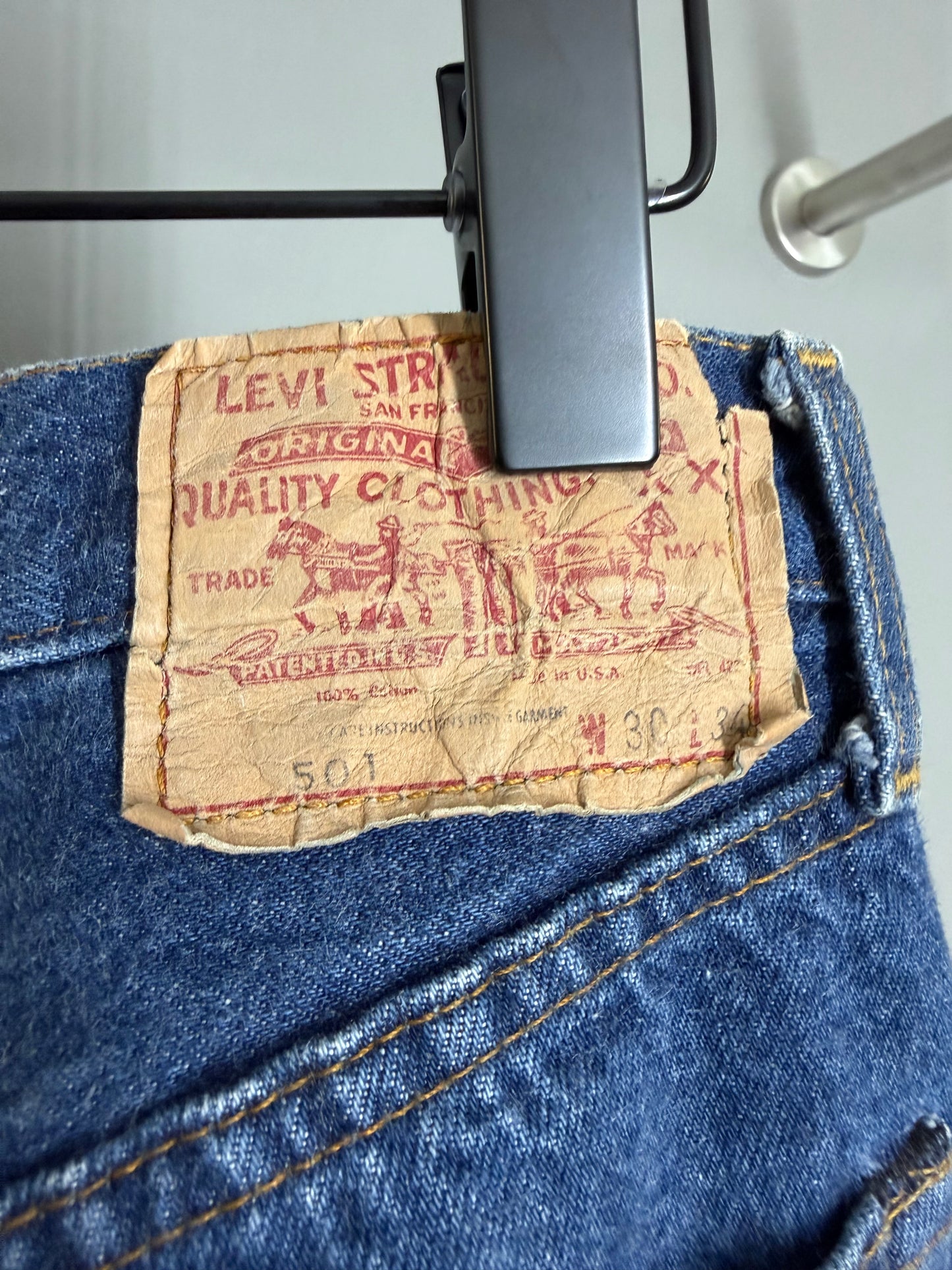 Chrome Hearts Levi’s Leather Patch 501 Jeans