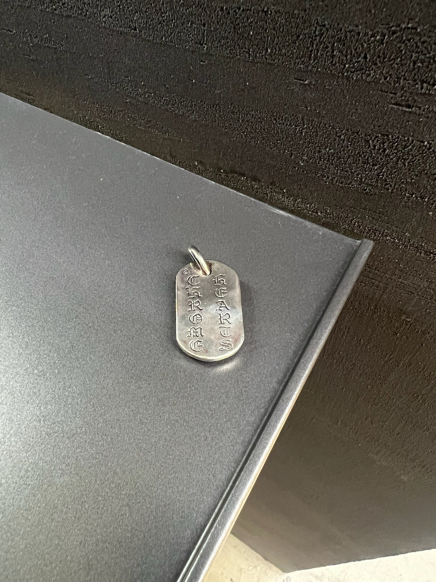 Chrome Hearts Cemetery Cross Dog Tag