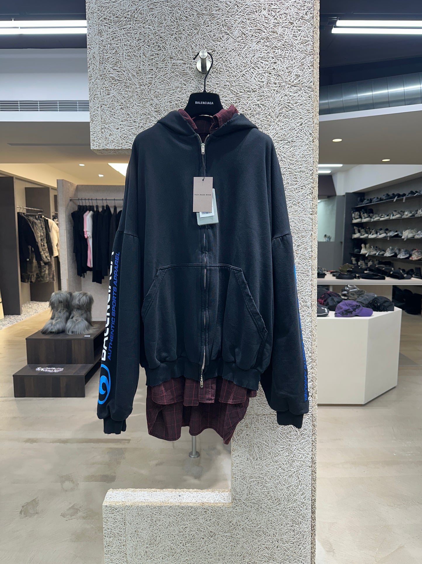 Balenciaga Layered Surfer Hoodie