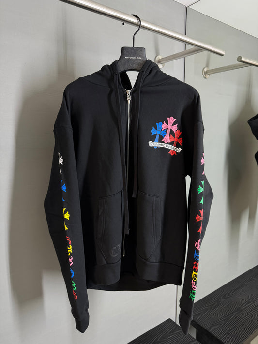 Chrome Hearts Multicolor Cemetery Scroll Zip-up