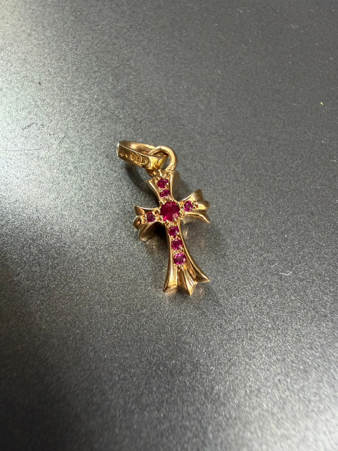 Chrome Hearts 22K Ruby Babyfat Pendant