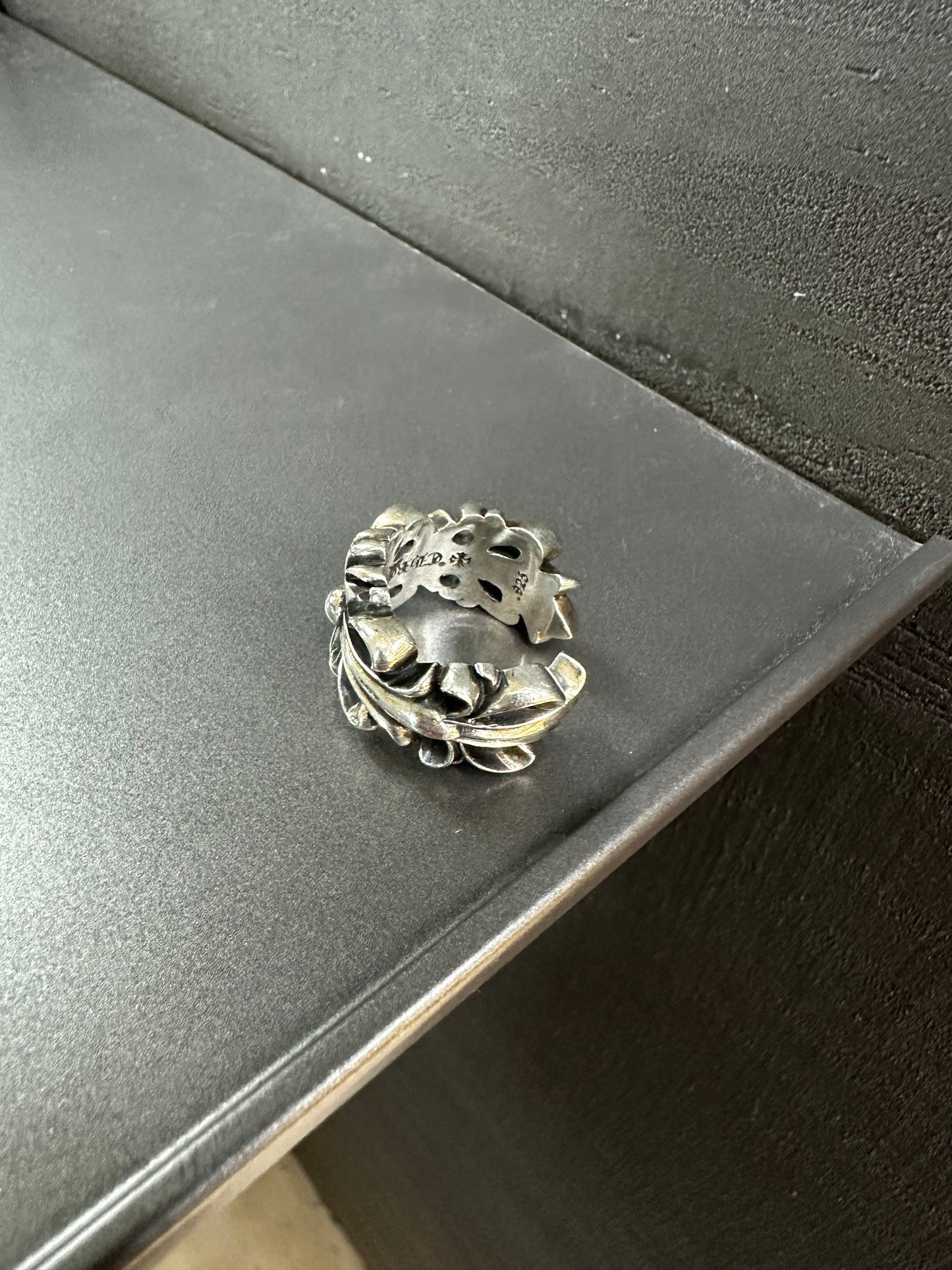 Chrome Hearts Double Floral Cross Ring