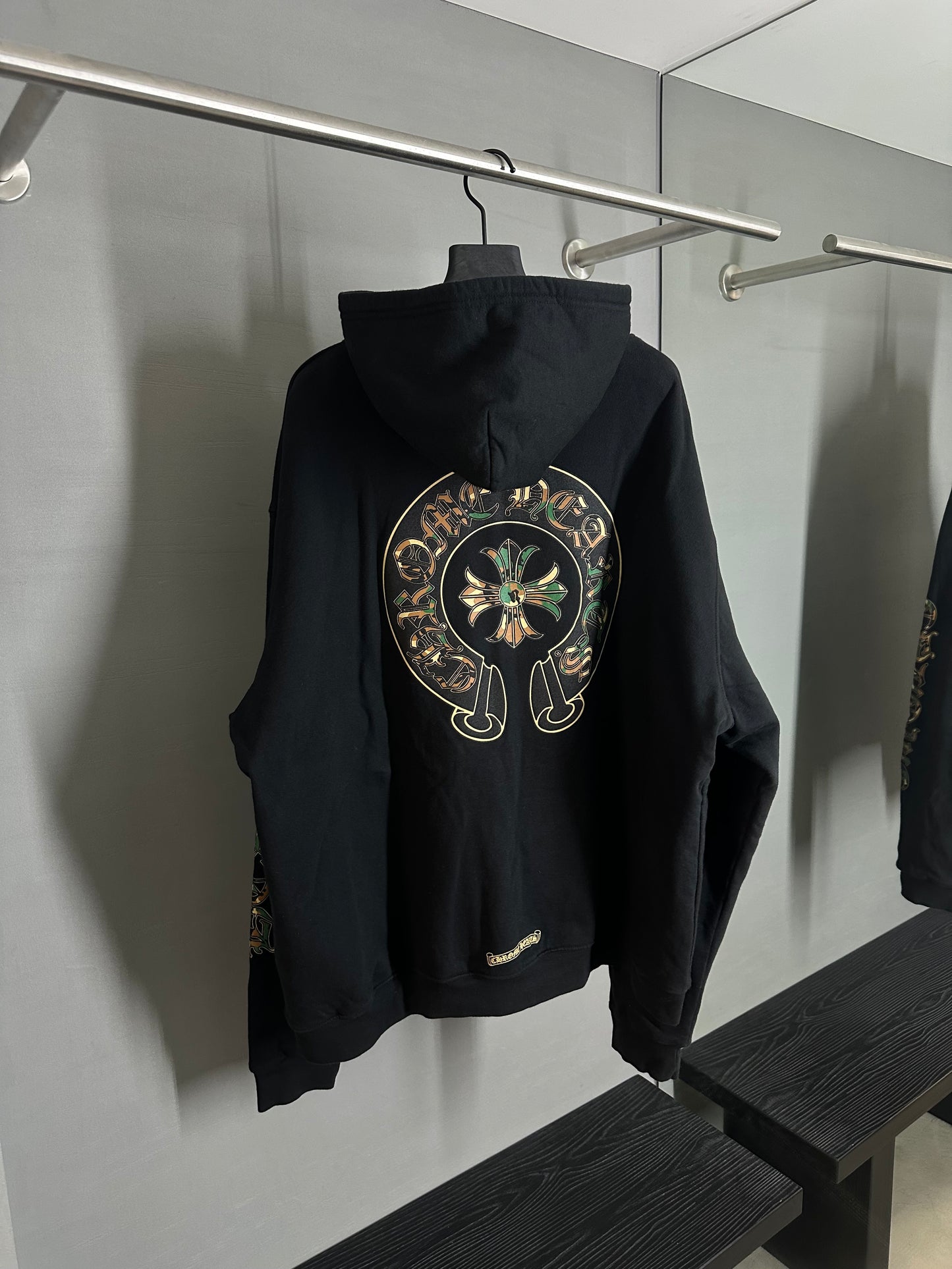Chrome Hearts Camo Triple Cross Horseshoe Zip-up