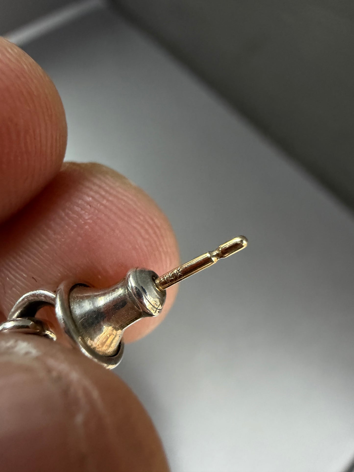 Chrome Hearts Pink Sapphire BBF Babyfat Earring