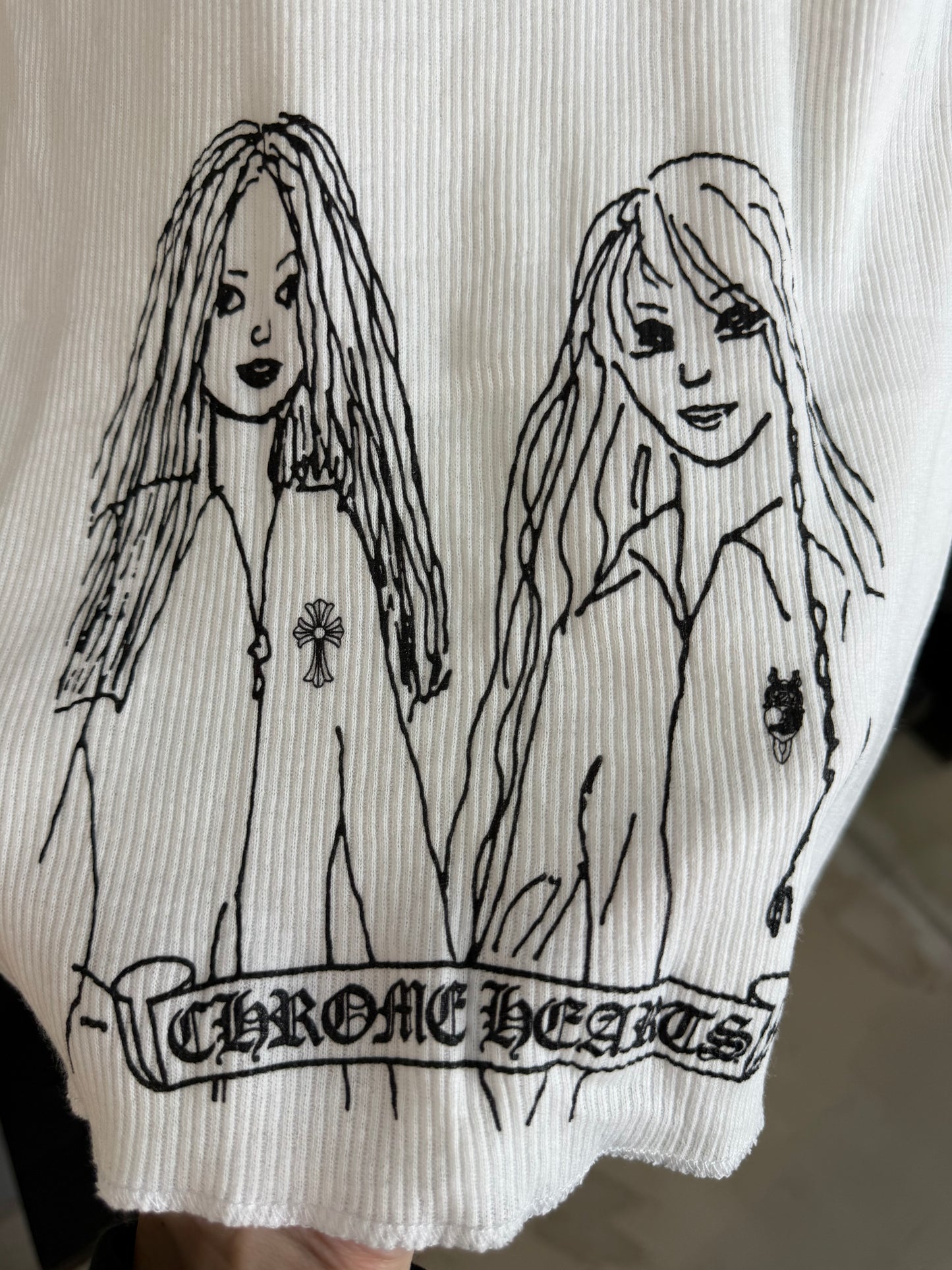 Chrome Hearts Mayumi Neck Logo Tank Top