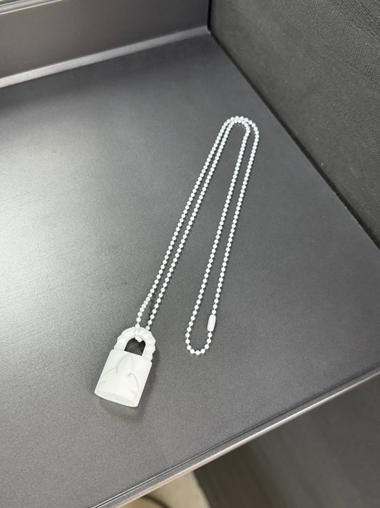 Chrome Hearts Silicone Padlock Necklace