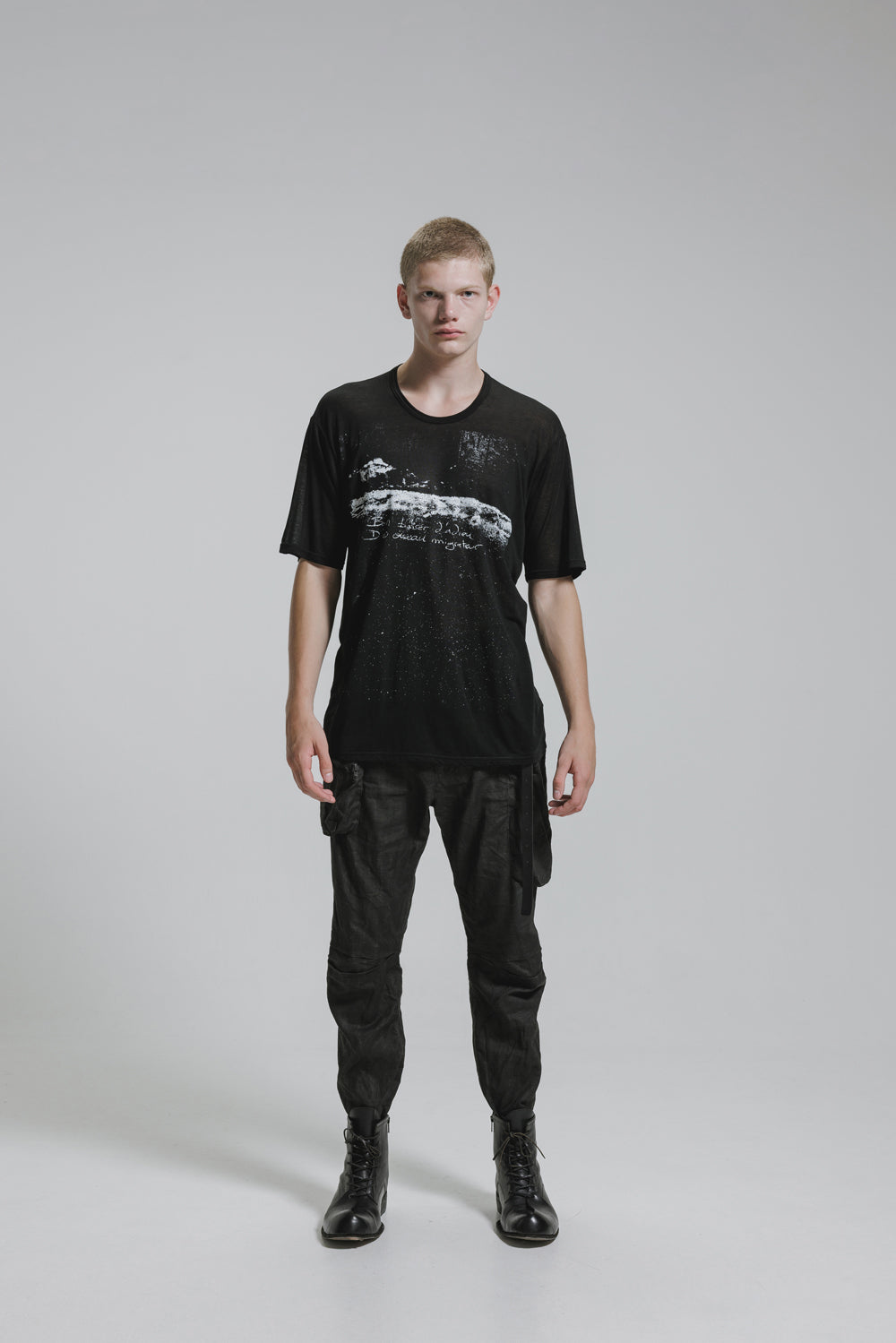 NUDE:MM "Migratory" Print Short Sleeve T Shirt