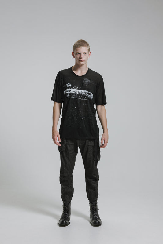 NUDE:MM "Migratory" Print Short Sleeve T Shirt