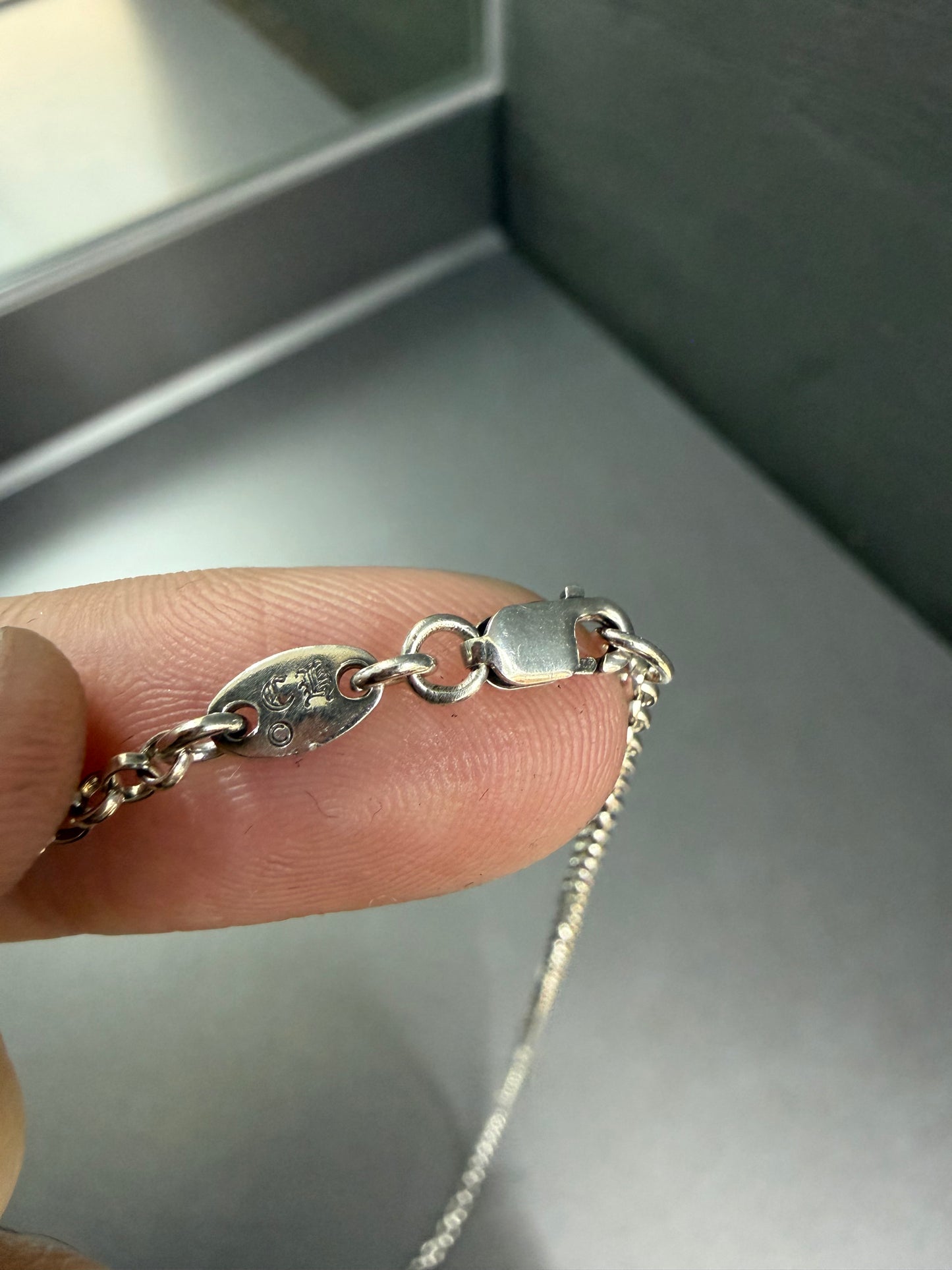 Chrome Hearts BS Fleur Pendant Necklace 45cm