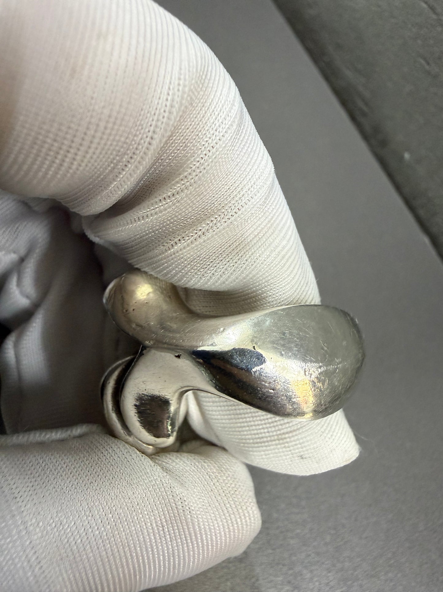 Chrome Hearts rolling stone ring