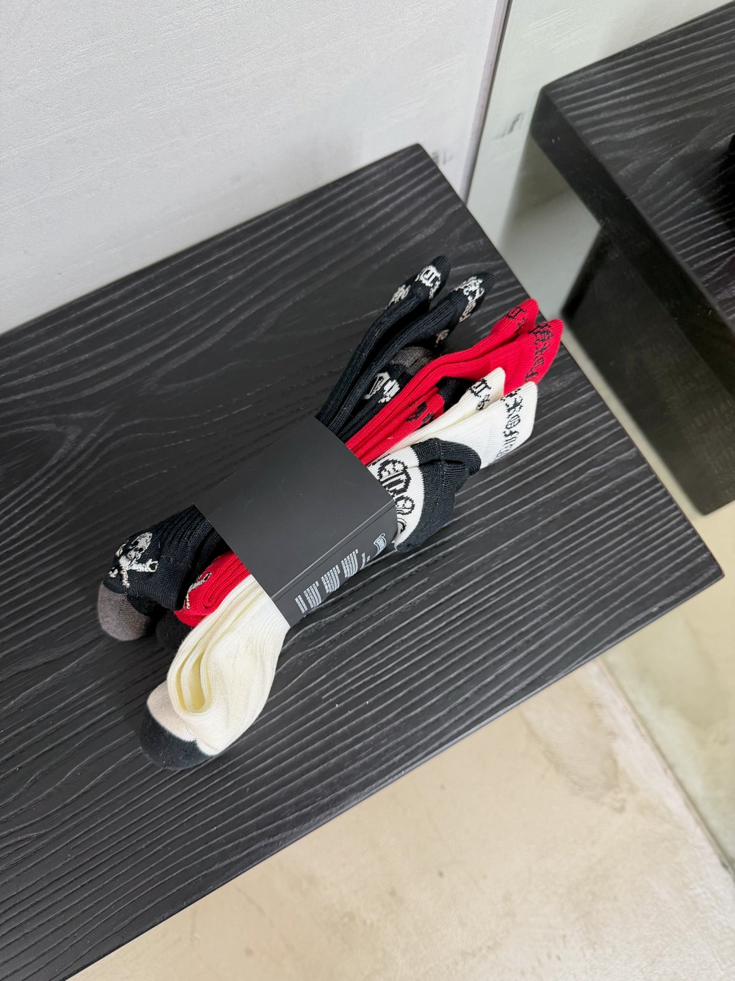 Chrome Hearts Foti 3-Pack Socks
