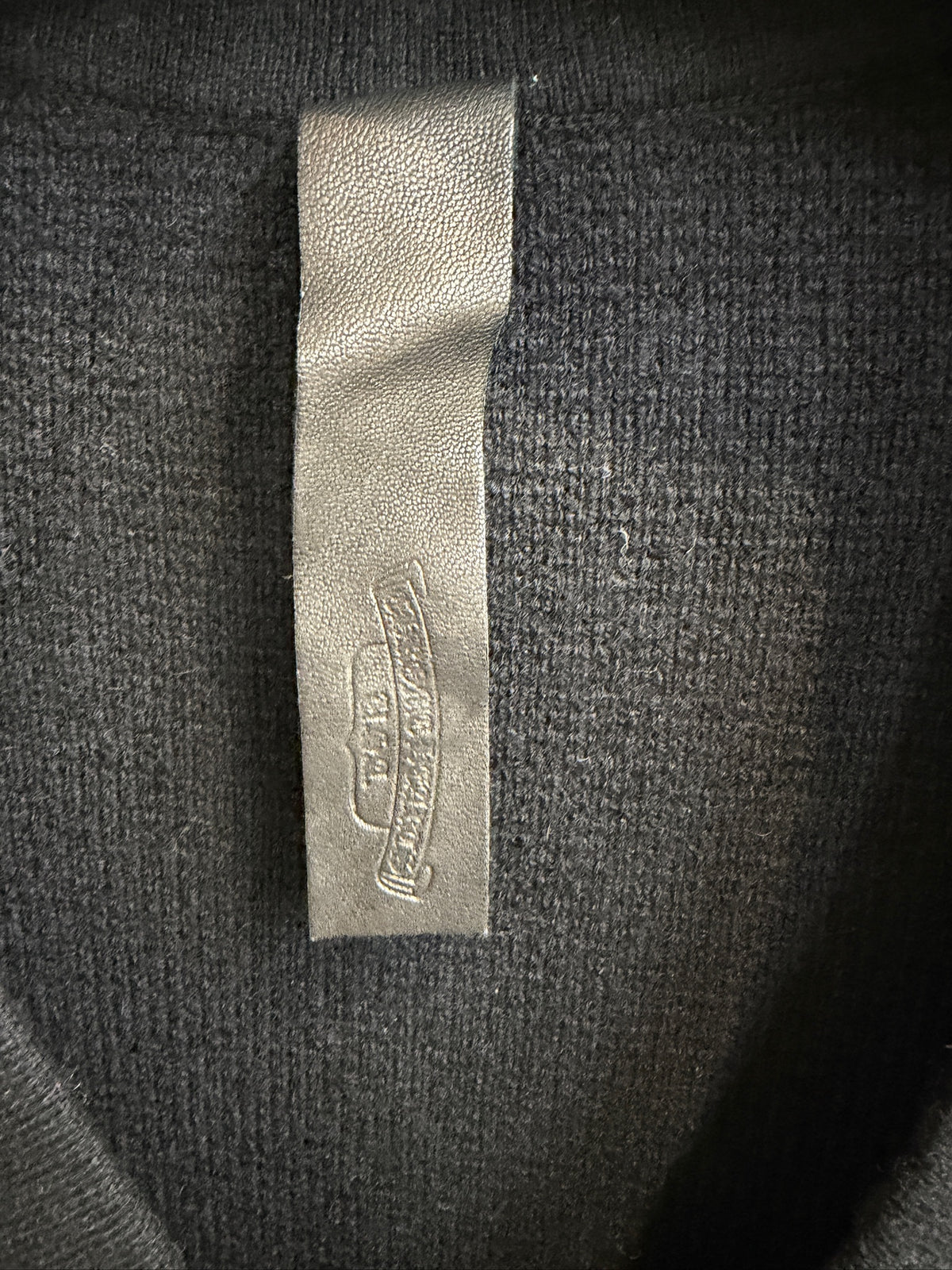 Chrome Hearts Vine Heart Embroidery Cashmere Cardigan