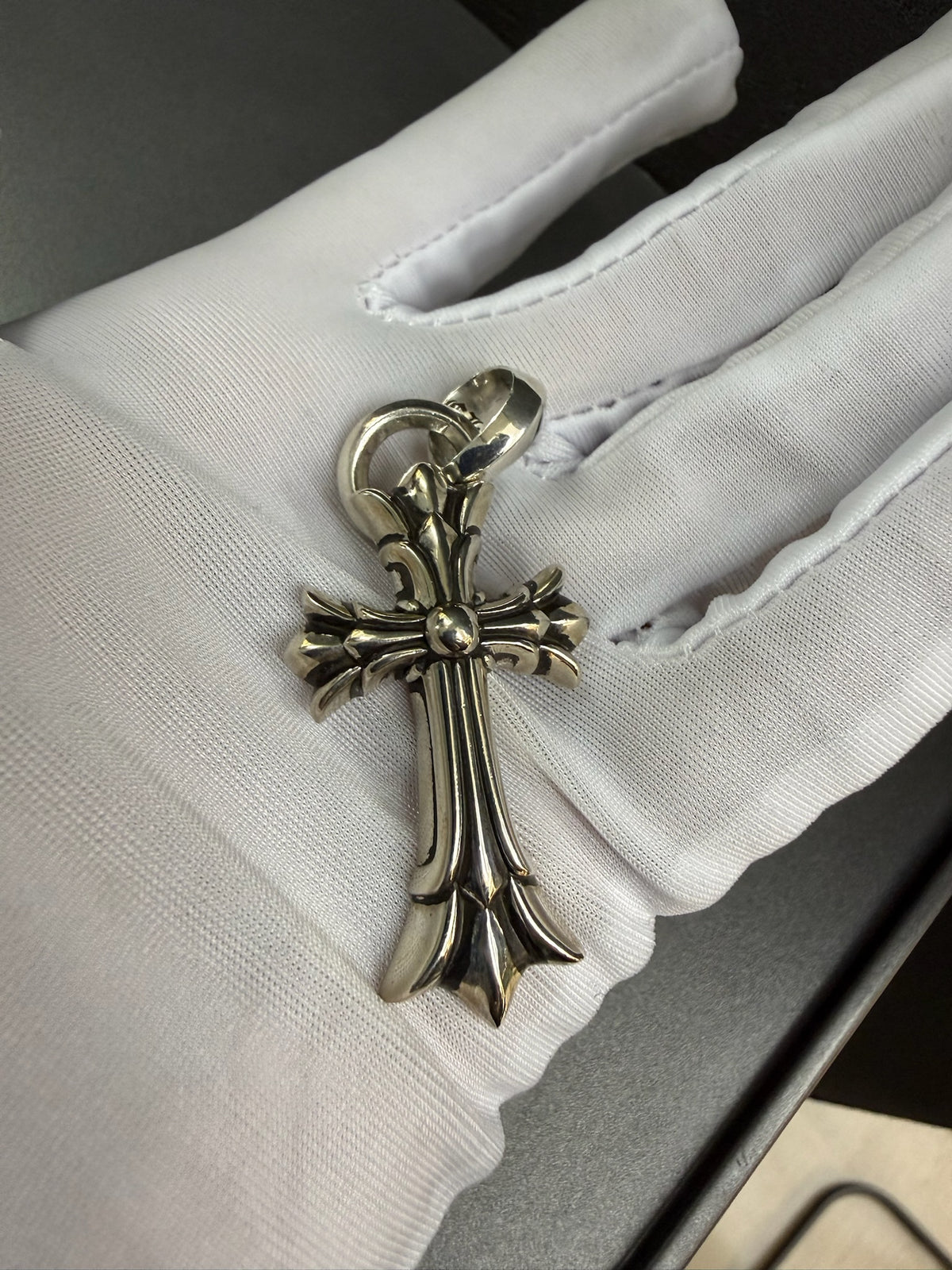 Chrome Hearts DBL Double Cross Pendant
