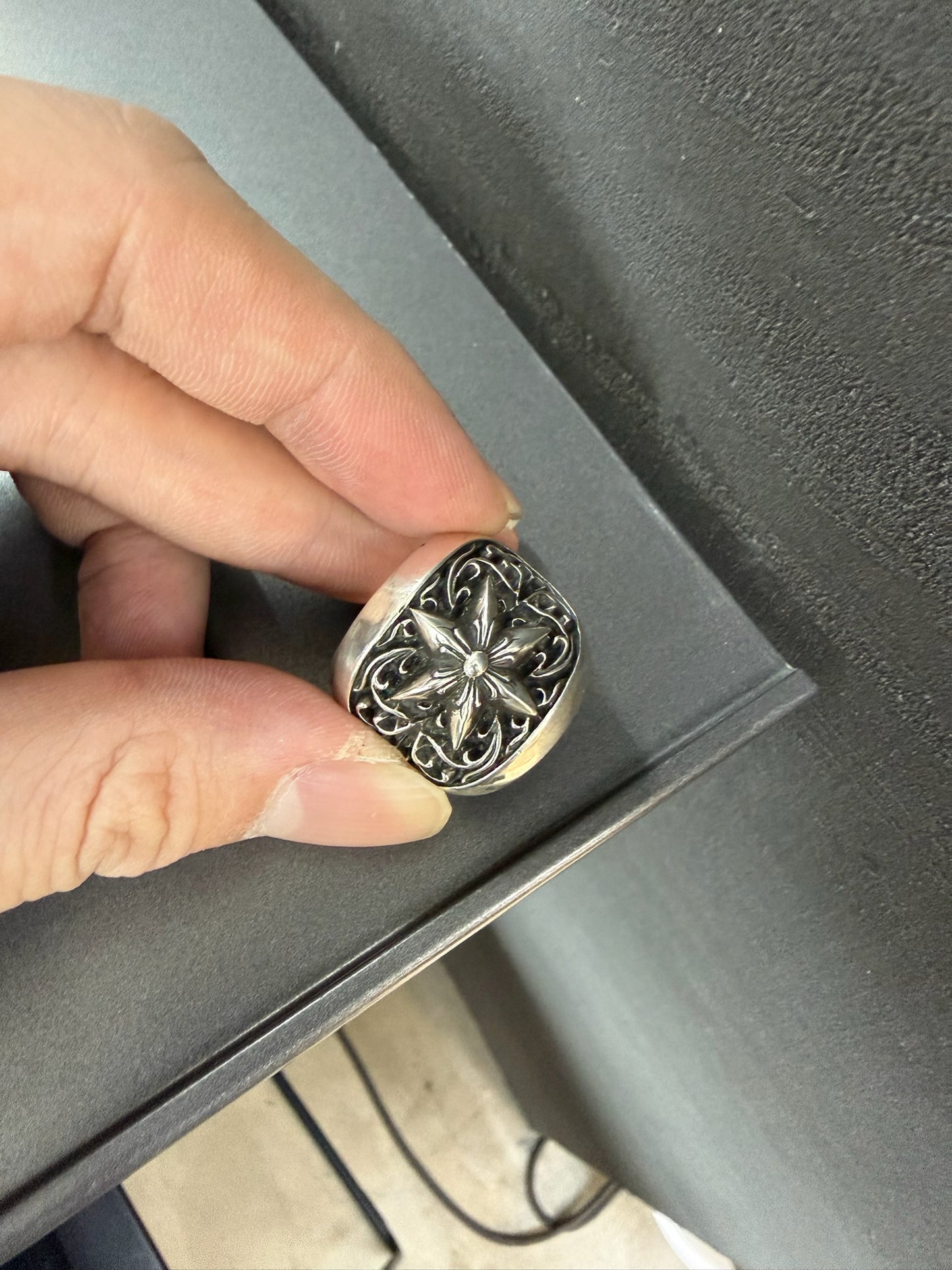 Chrome Hearts Classic Oval Star Ring