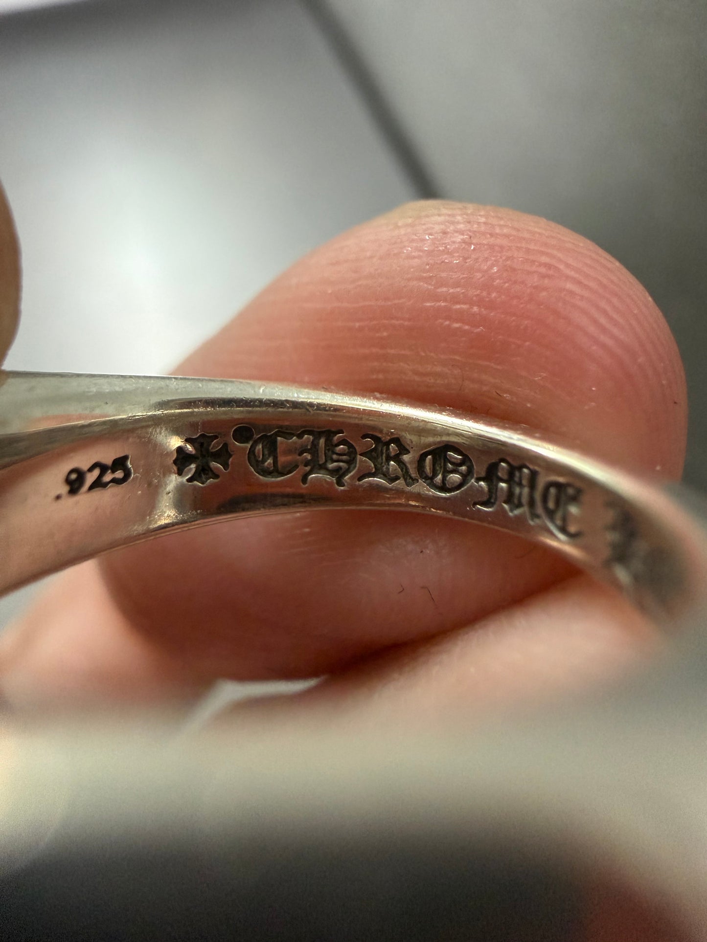 Chrome Hearts Cut Out Maltese Plus Ring L