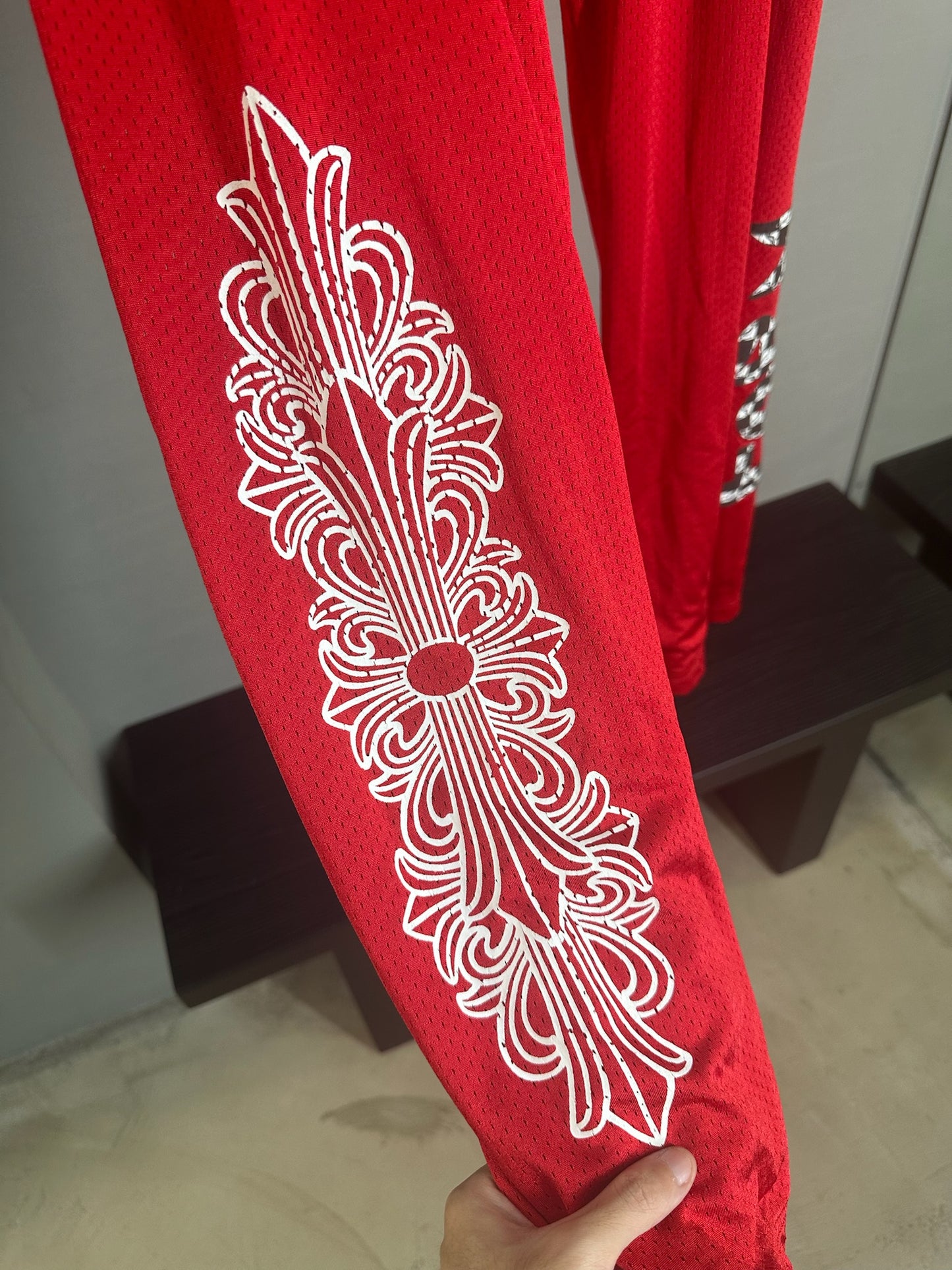 Chrome Hearts x Matty Boy football jersey pants