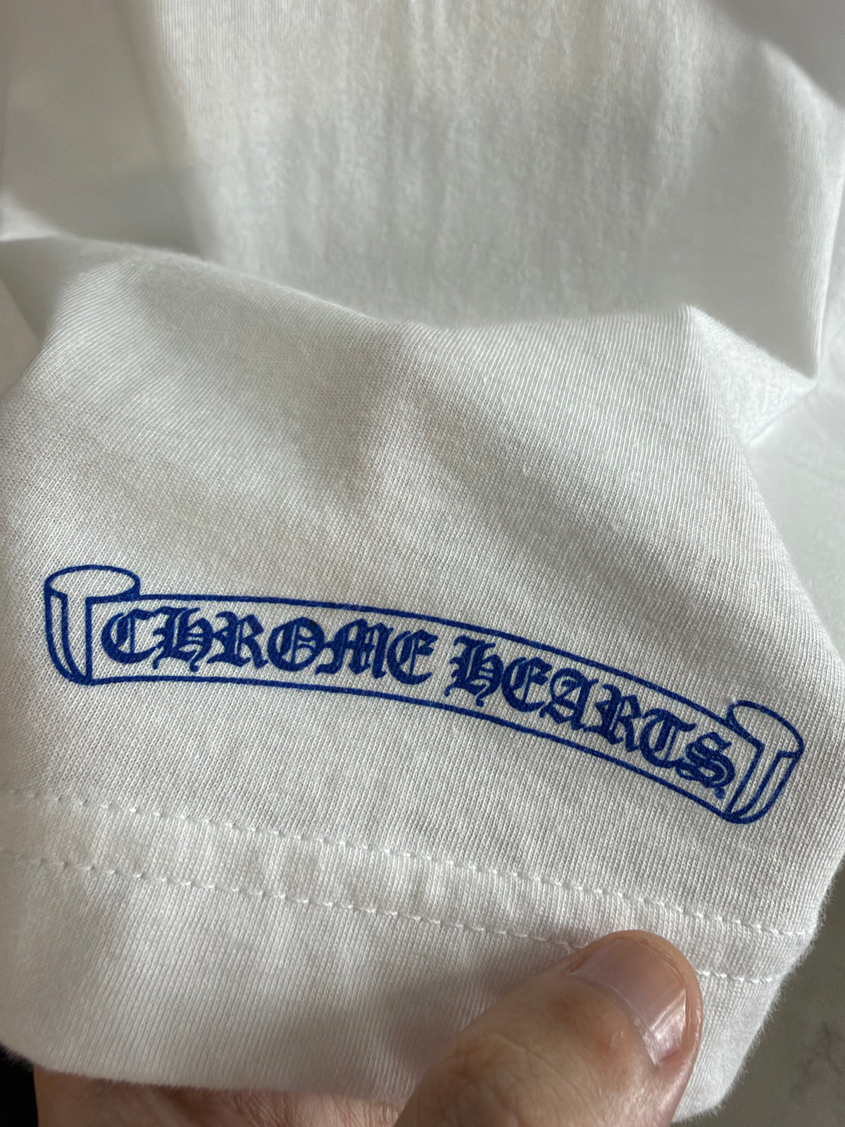 Chrome Hearts neck logo T-shirt