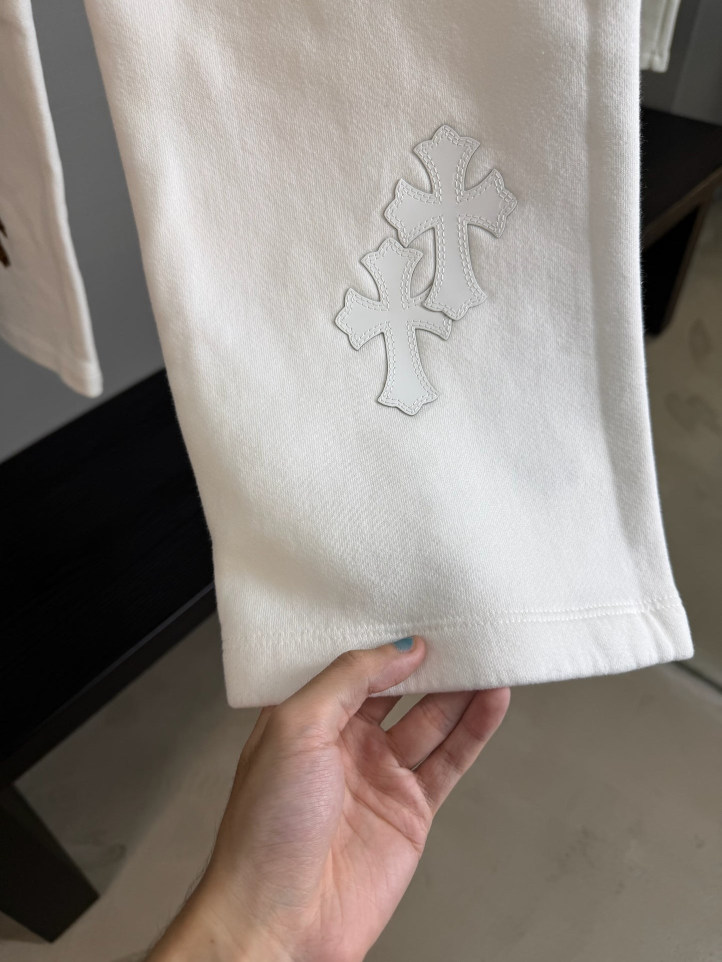 Chrome Hearts Leopard Cross Patch Sweatpants