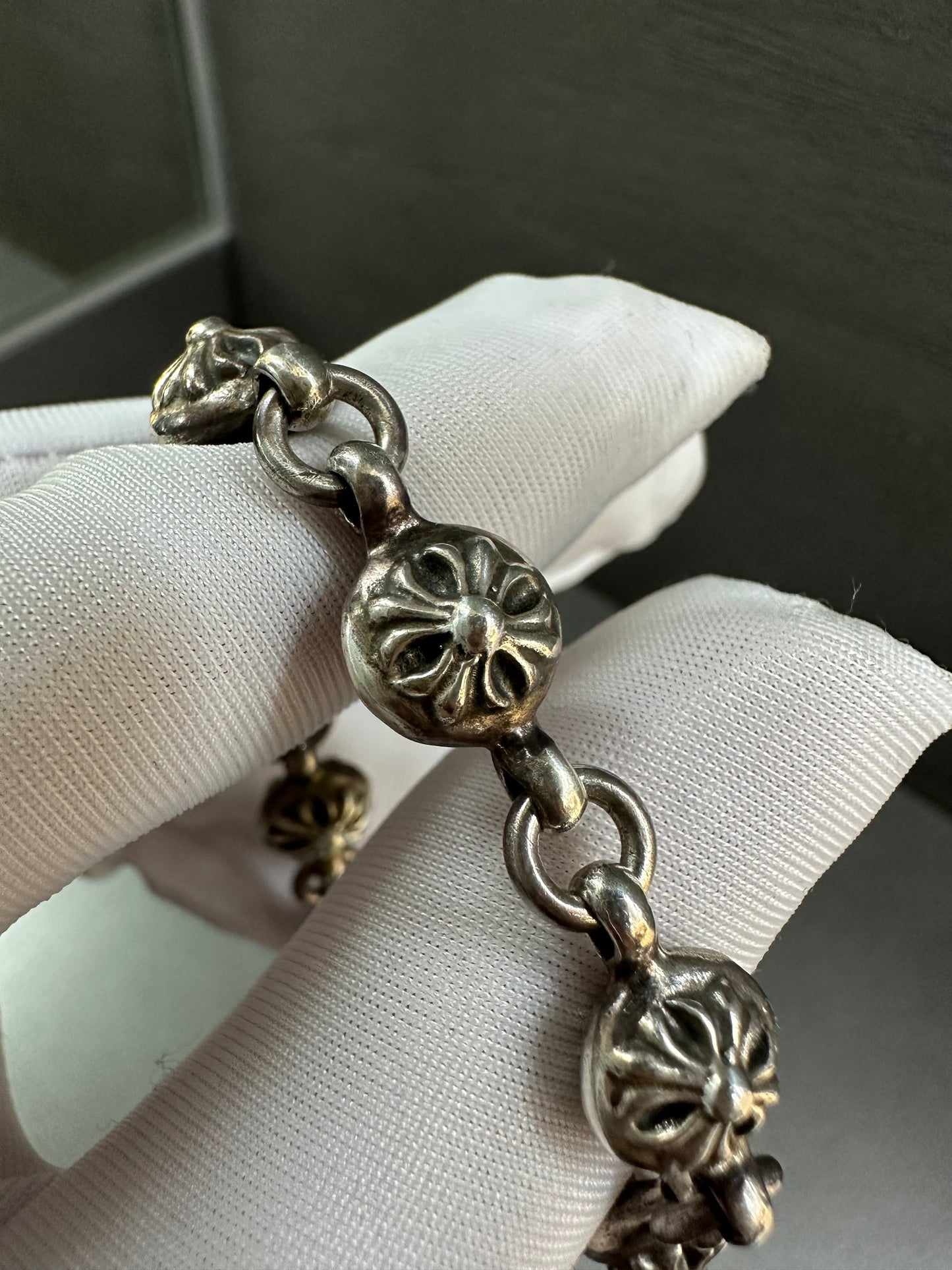 Chrome Hearts Cross Ball Bracelet