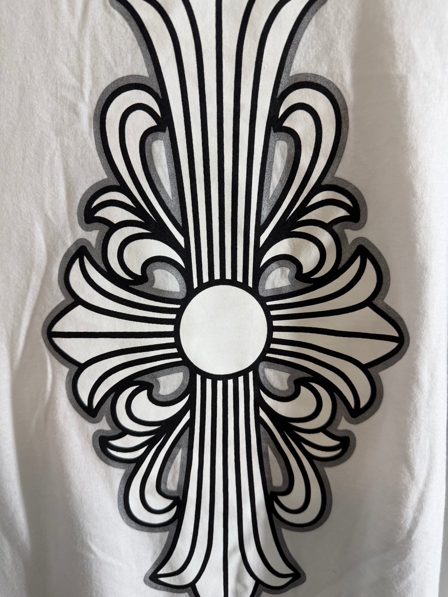 Chrome Hearts Back Floral T-Shirt