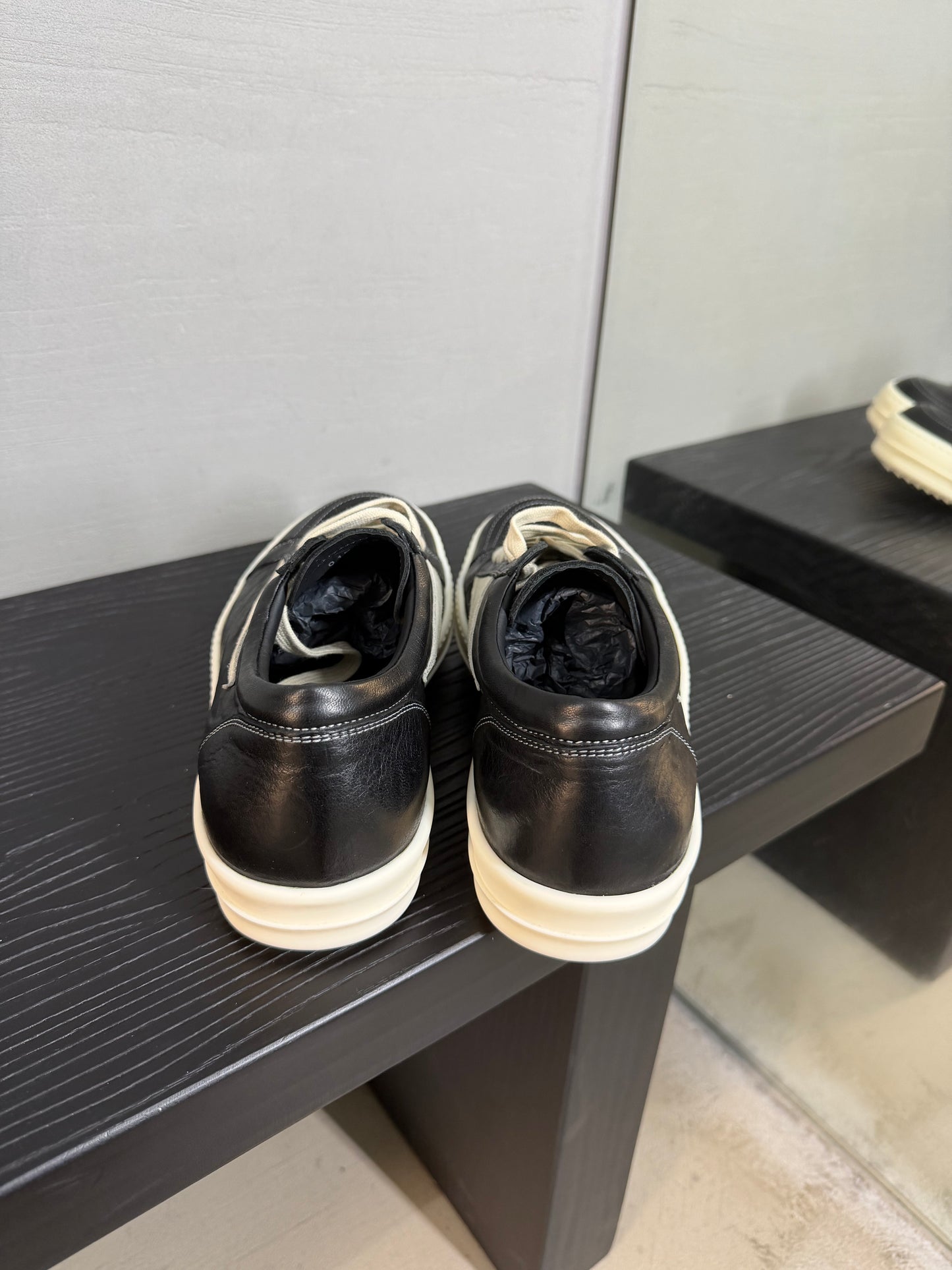 Rick Owens Lamb Skin Vintage Sneaks