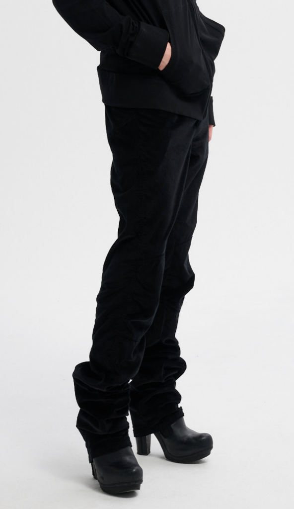 P.L.N. BIKER VELOUR PANT