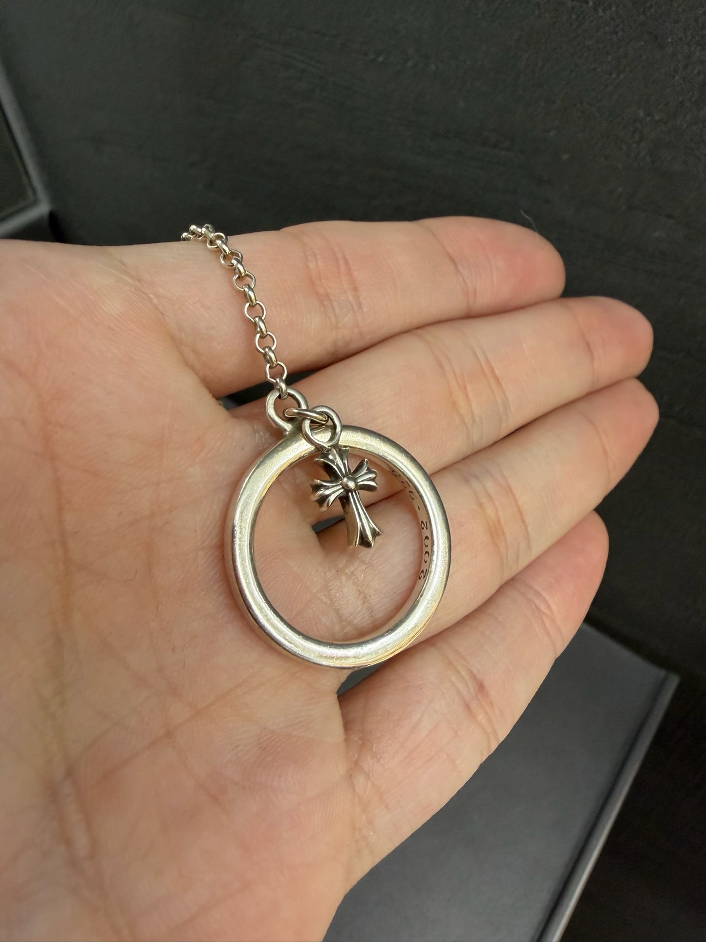 Chrome Hearts BBF Babyfat Bracelet Chain With NTFL Ring