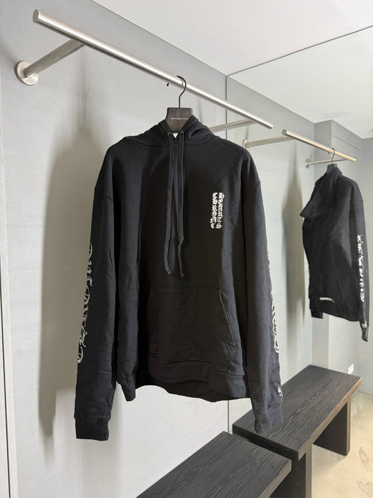Chrome Hearts Silver Script Logo Hoodie