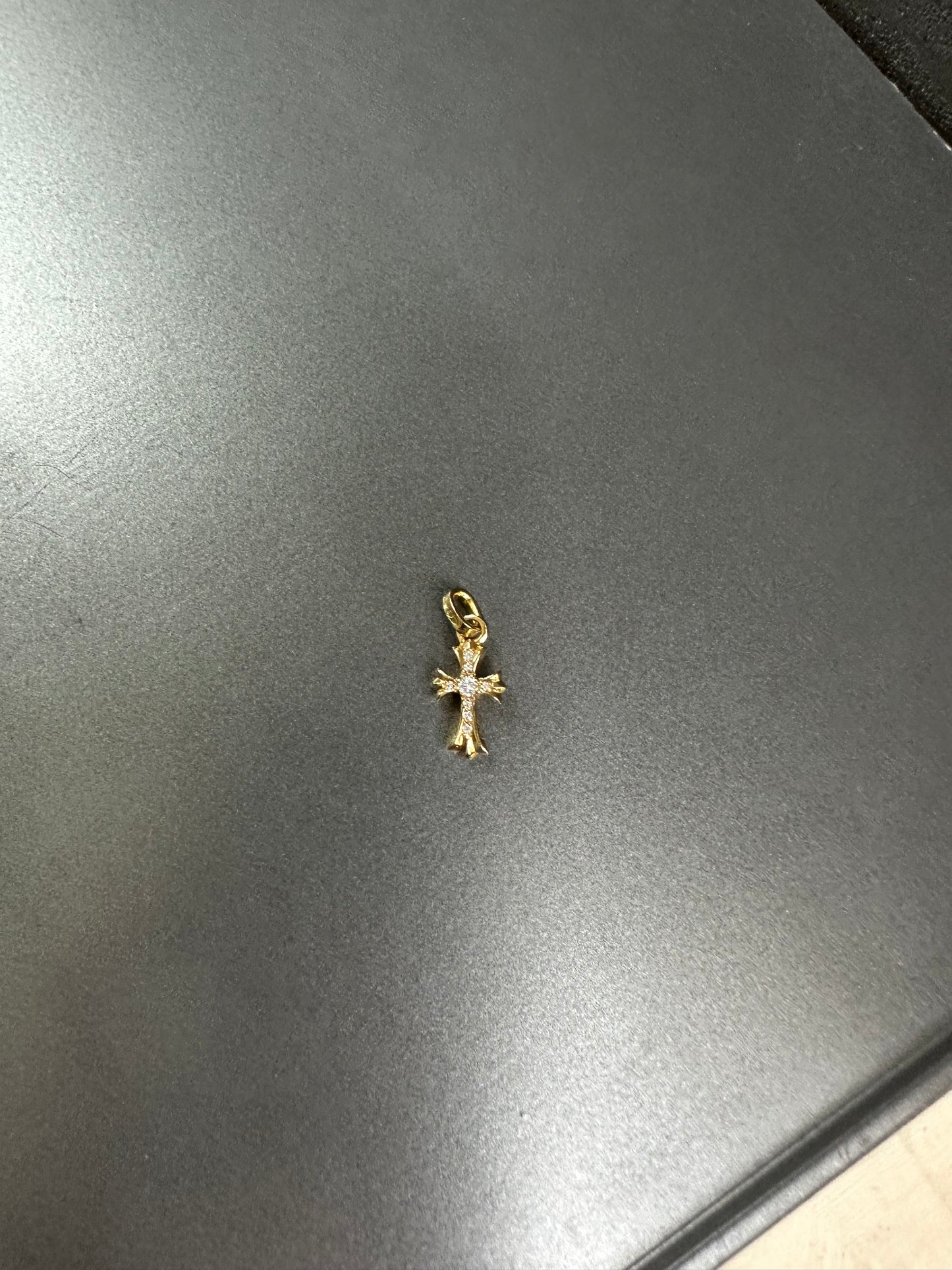 Chrome Hearts 22k Babyfat Pendant with Diamonds