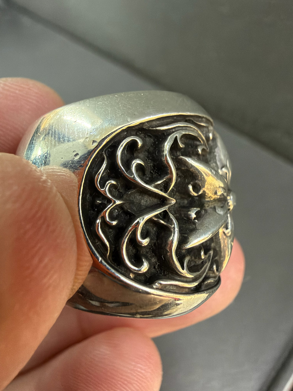 Chrome Hearts Oval Star Ring