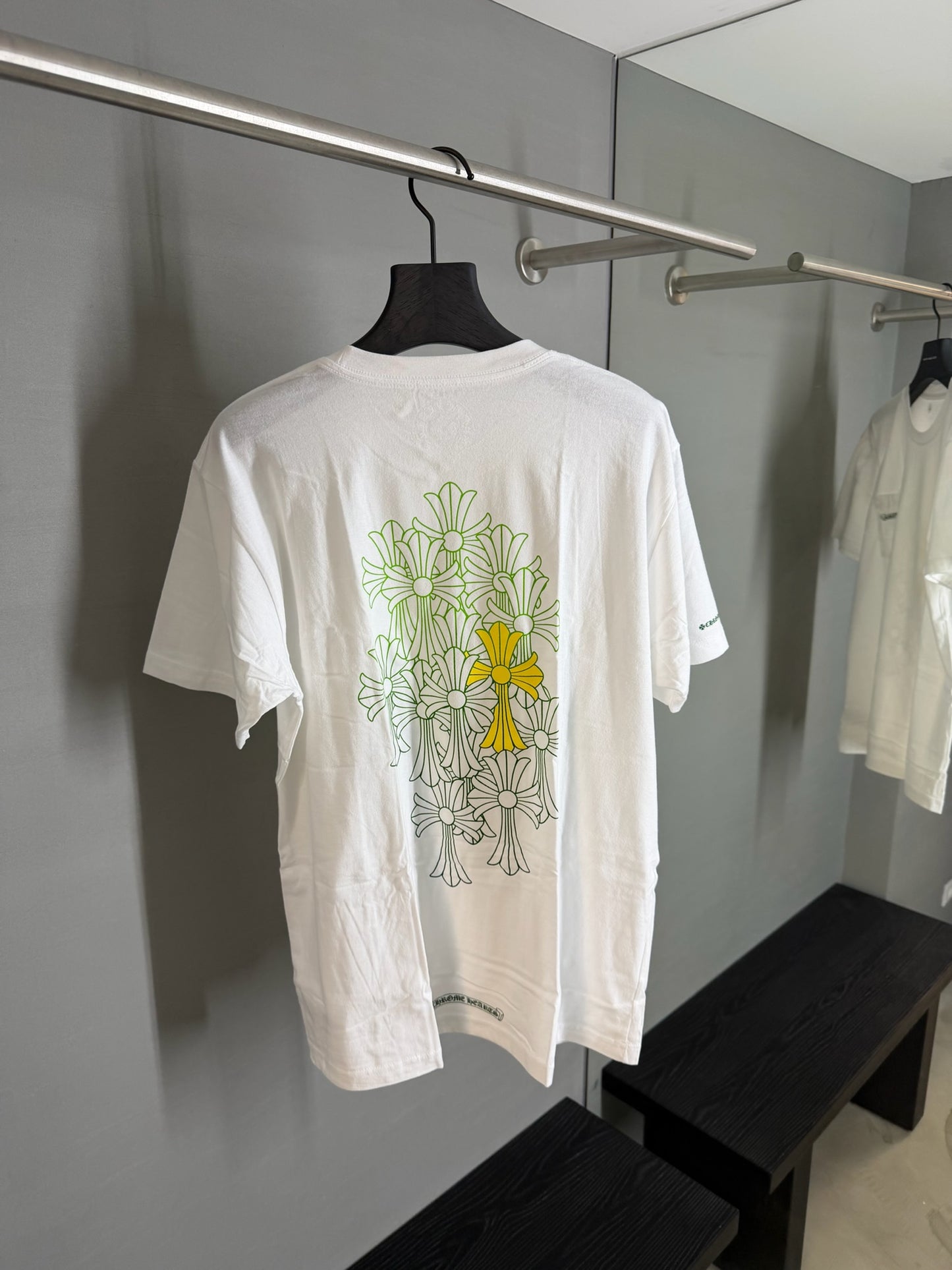 Chrome Hearts Scroll Multi-Cross T-Shirt